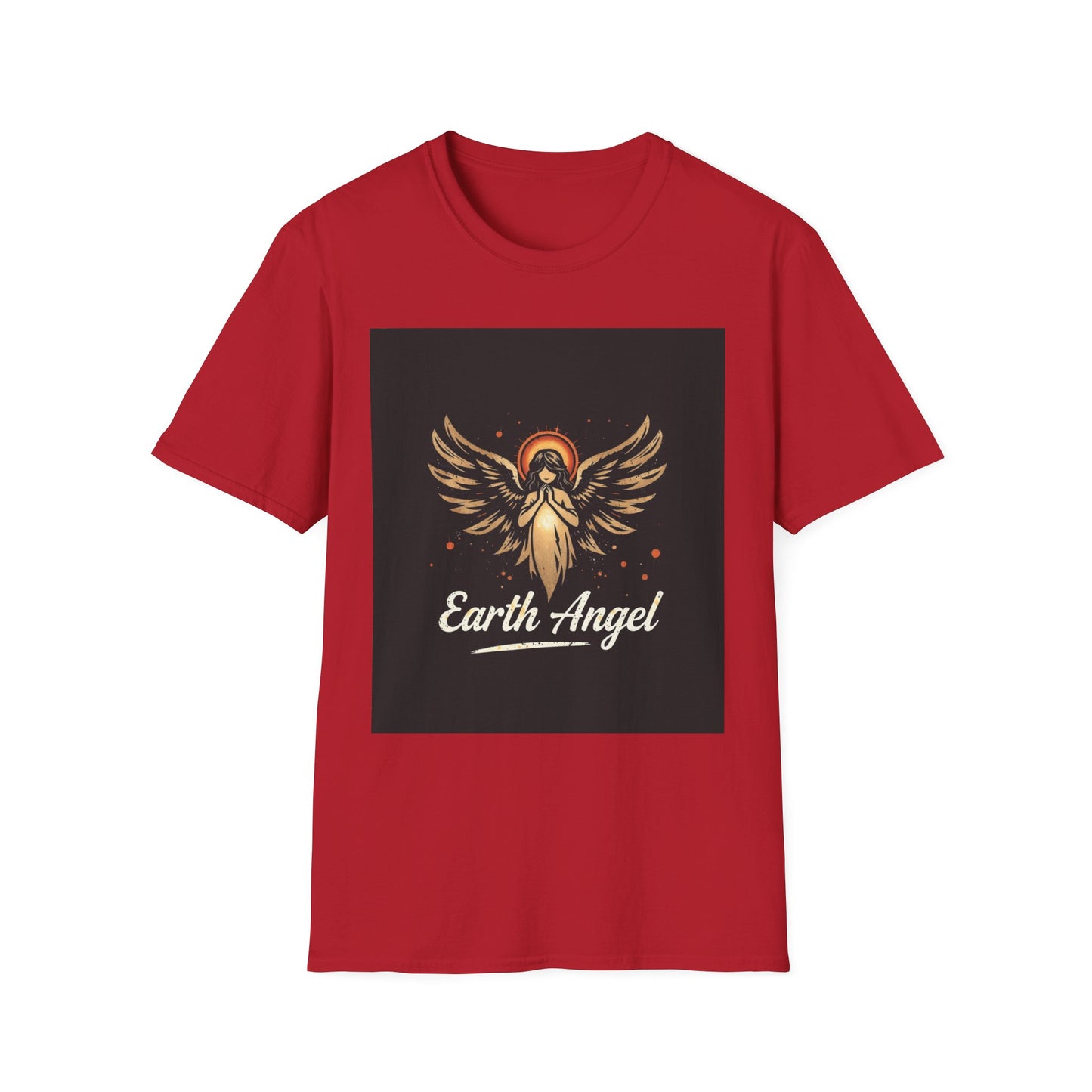 Earth Angel Unisex T-Shirt | Softstyle Tee for Comfort, Great Gift for Birthdays, Casual Wear, Spiritual Gifts, Music Festivals