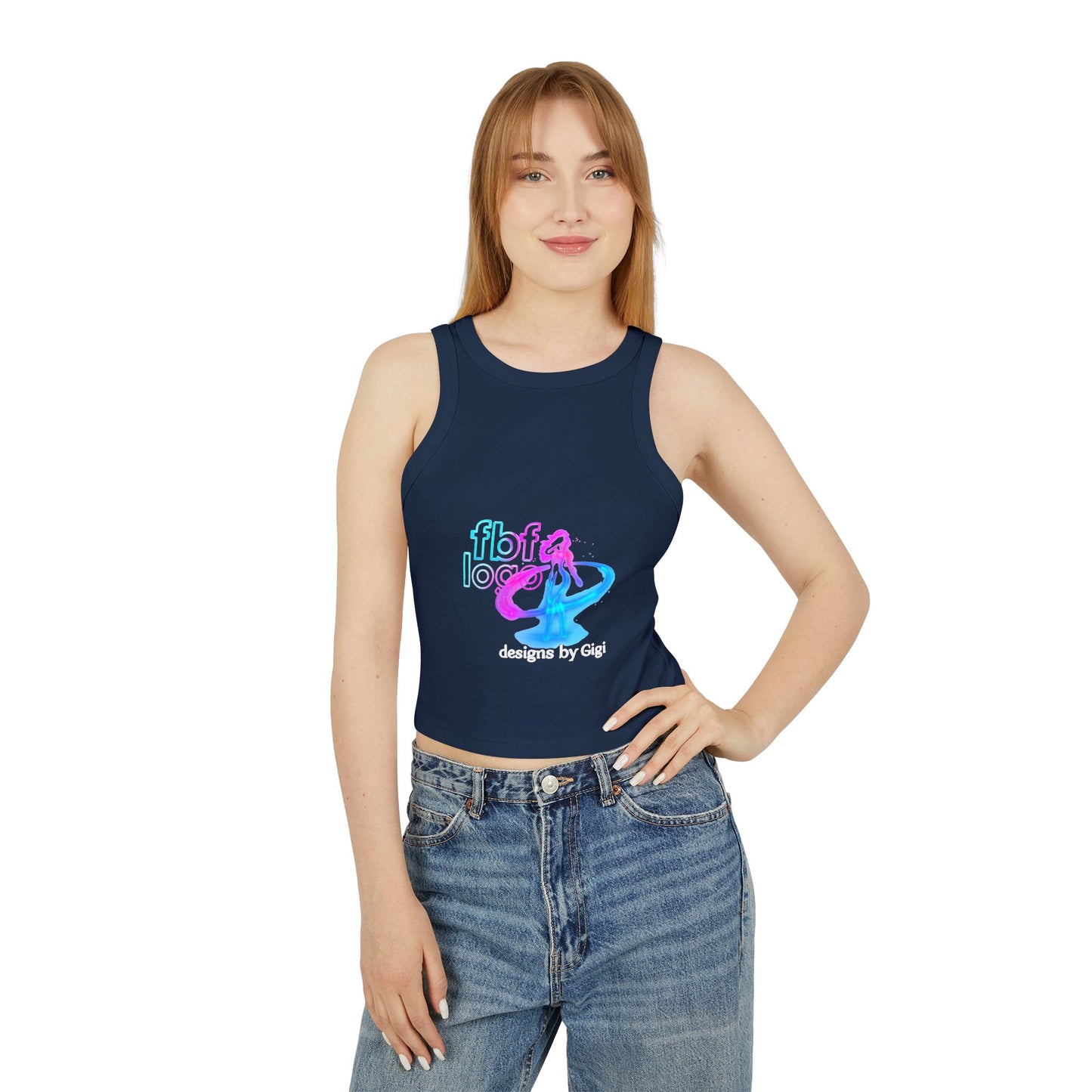 Women's Micro Rib Racer Tank Top