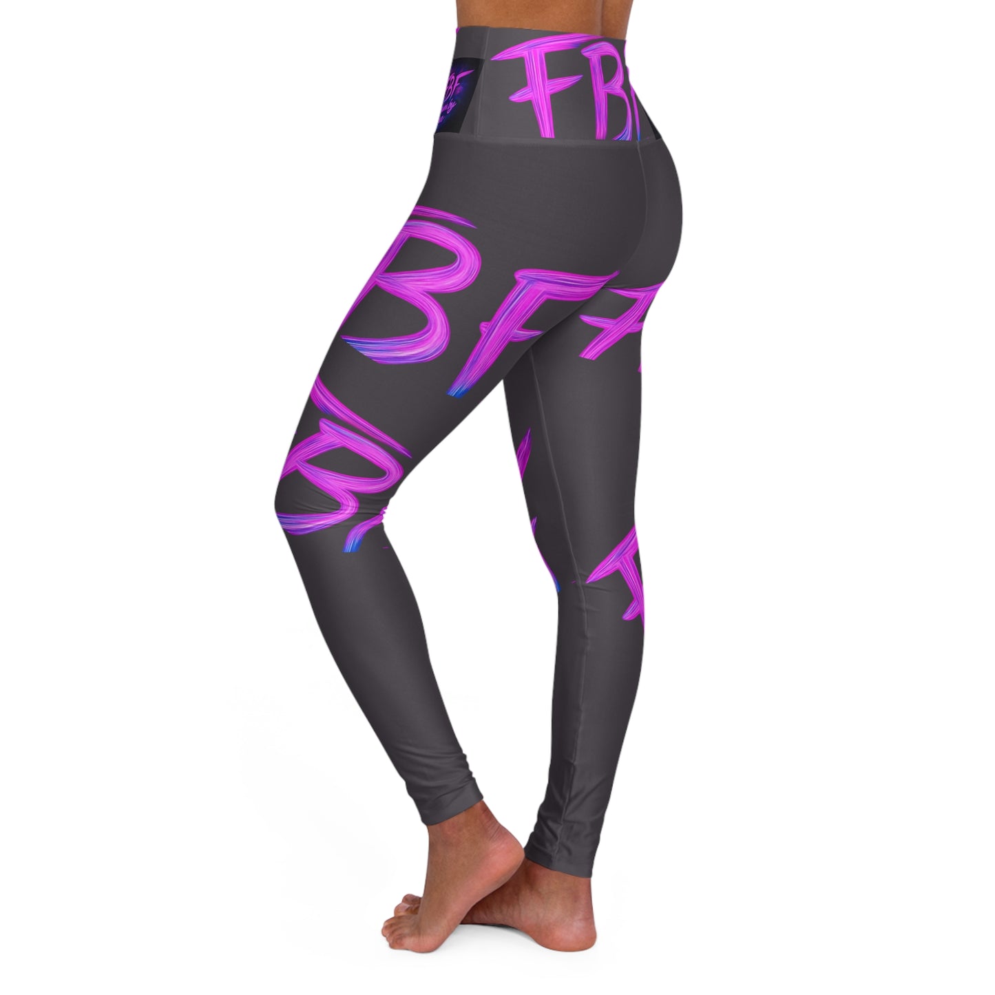 High Waisted Yoga Leggings (AOP)