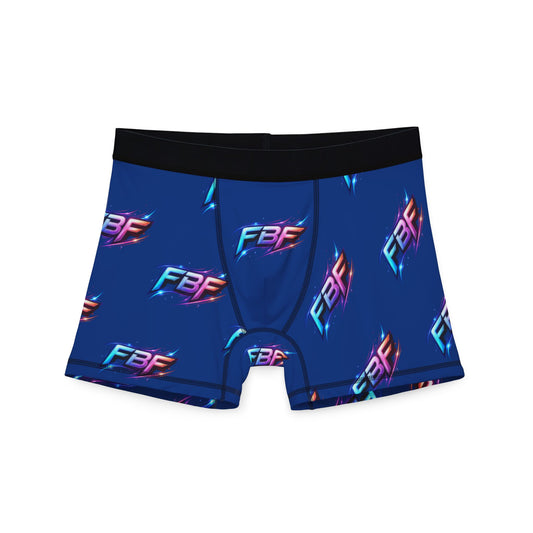 Retro Neon Logo Men’s Boxer Briefs – FBF All-Over Print