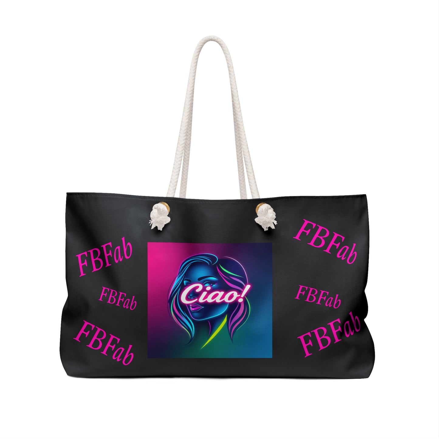 Weekender Bag - FBF Logo, Travel Tote, Gym Bag, Beach Bag, Overnight Bag, Stylish Carryall, Perfect Gift