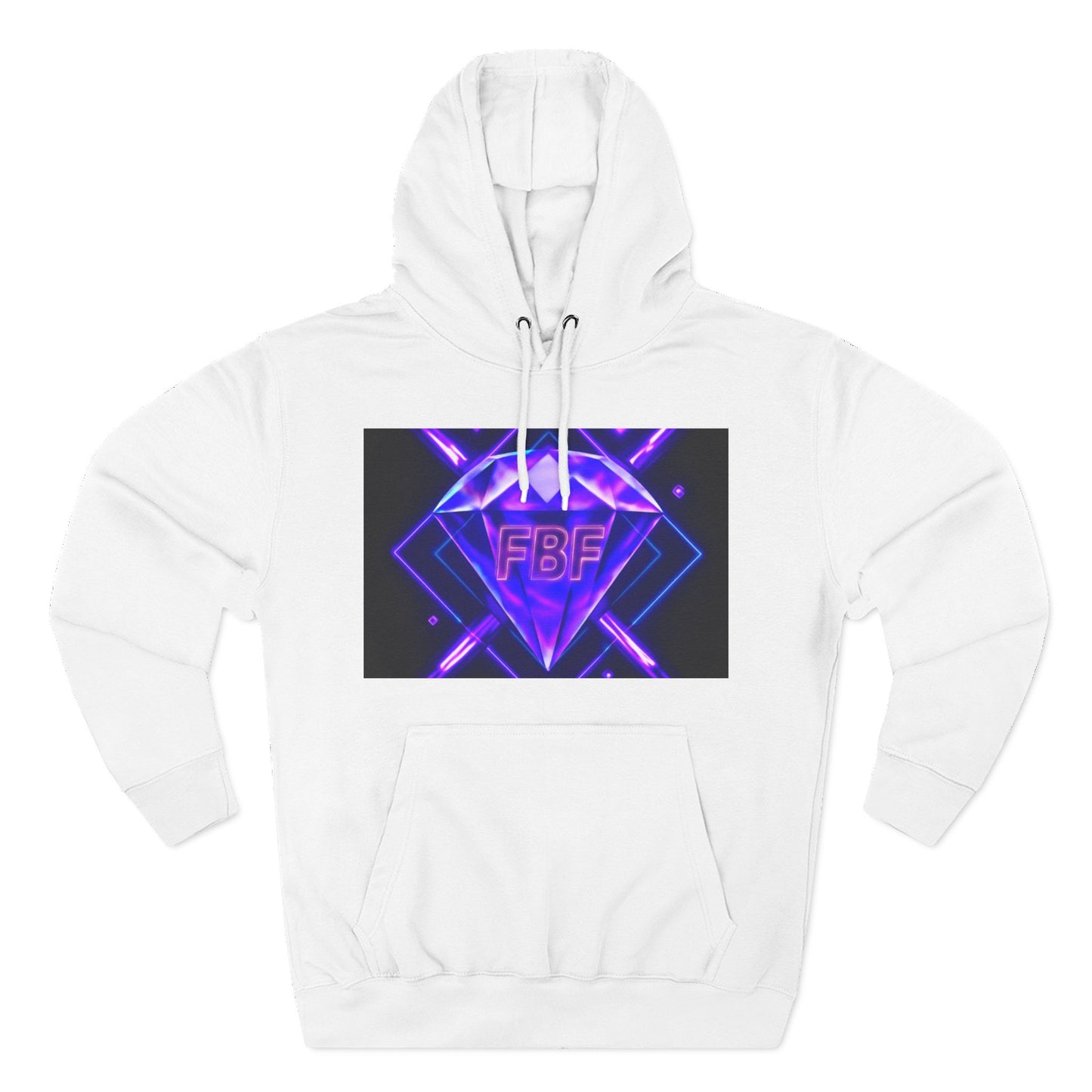 Futuristic Neon Fleece Hoodie, Stylish Sweatshirt, Vibrant Graphic Pullover, Perfect Gift for Tech Lovers, Unique Streetwear