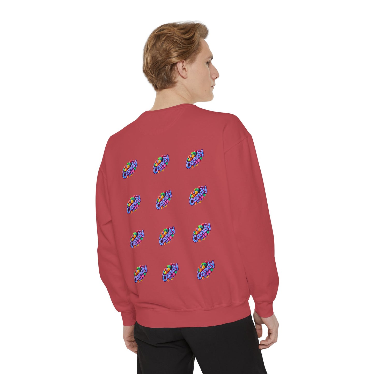 Candy-Themed Unisex Garment-Dyed Sweatshirt - Nostalgic Apparel for Sweet Lovers, Cozy Casual Wear, Gift for Candy Lovers, Colorful [...]