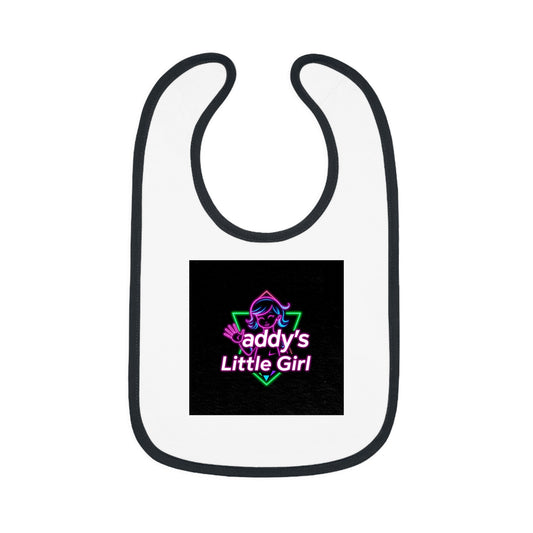 Baby Contrast Trim Jersey Bib