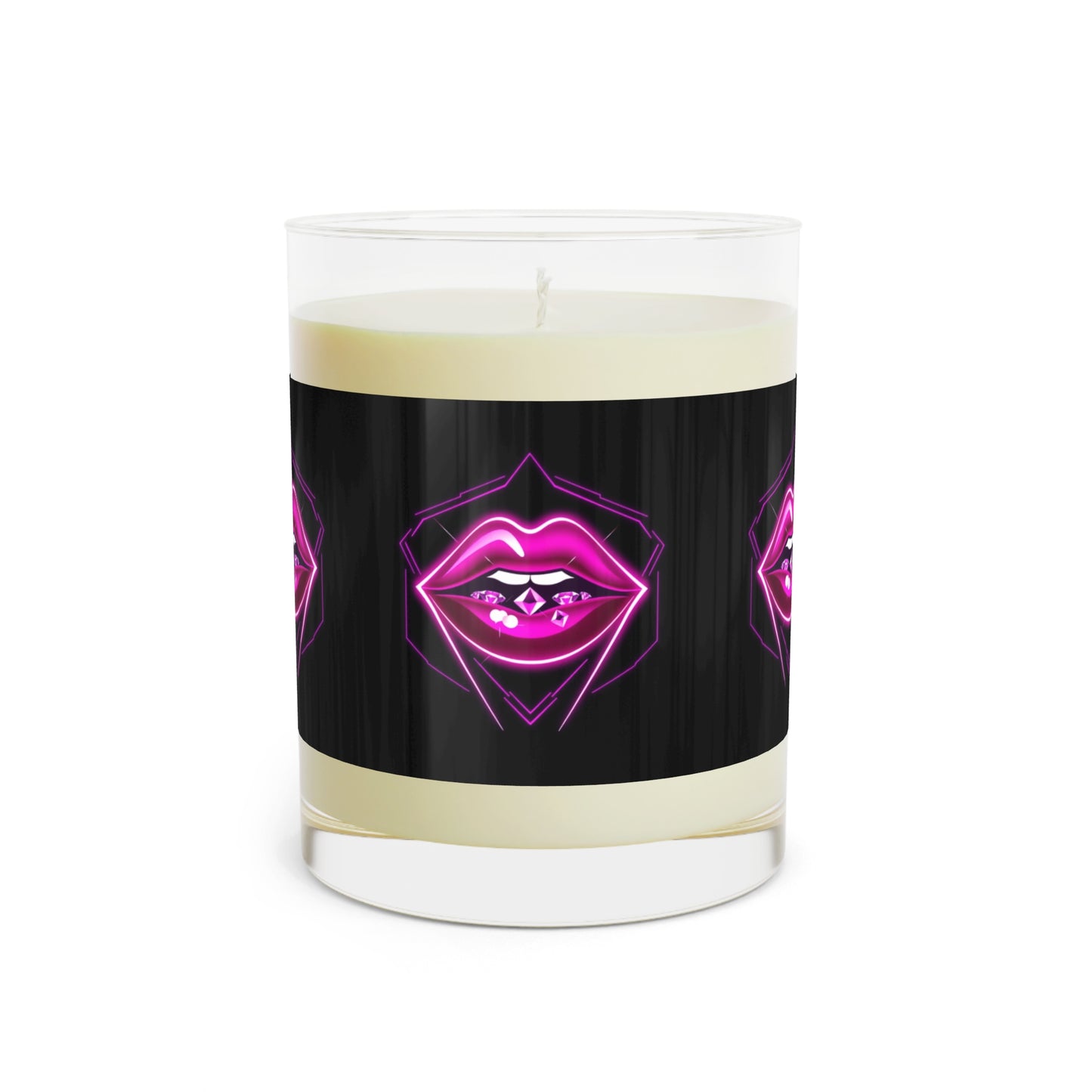 Glamorous Scented Candle - Full Glass Beauty, Decorative Aromatherapy Candle, Luxury Gift for Her, Home Decor, Self-Care Essential