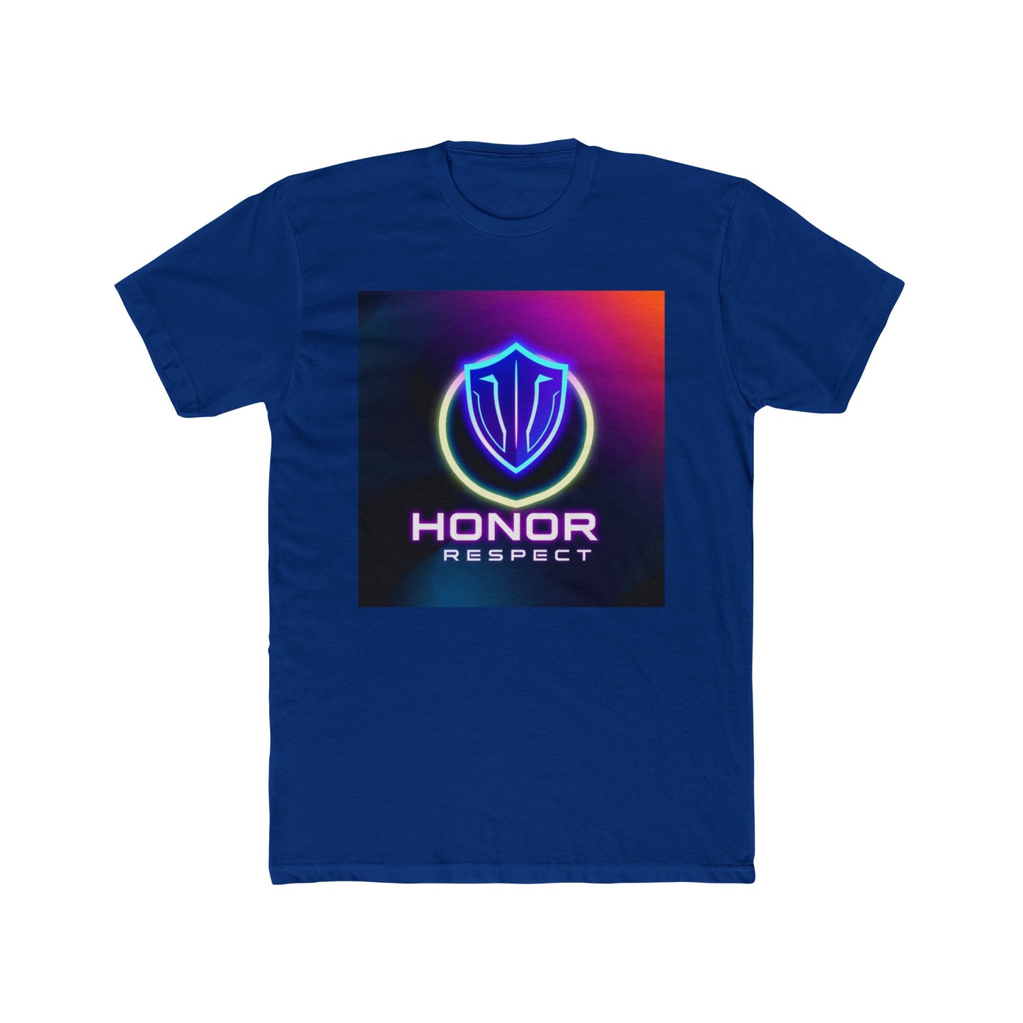 Unisex Cotton Crew Tee with Honor Respect and Role Model Design - Ideal for Gifts, Casual Wear, Appreciation Events, and Motivational Days