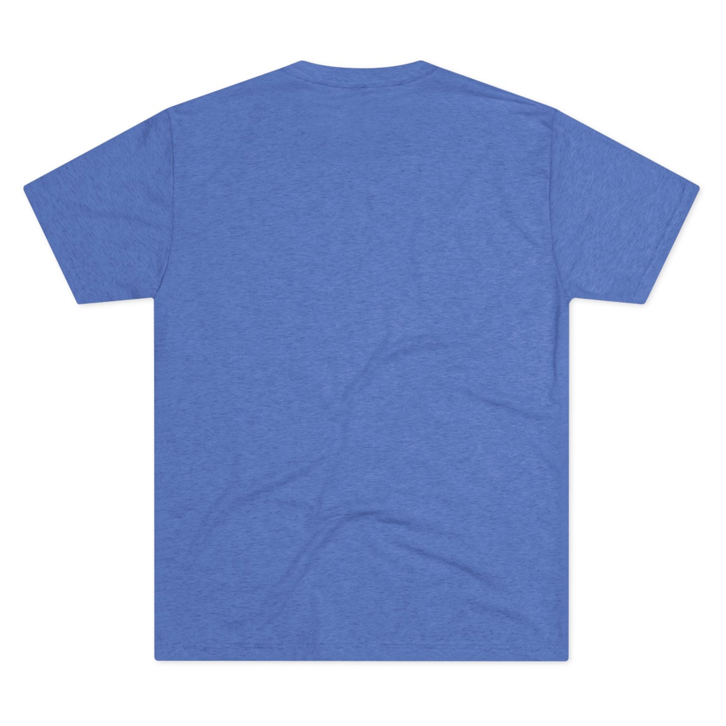 Fitness Motivation Tri-Blend Crew Tee - Vibrant Push-Up Design
