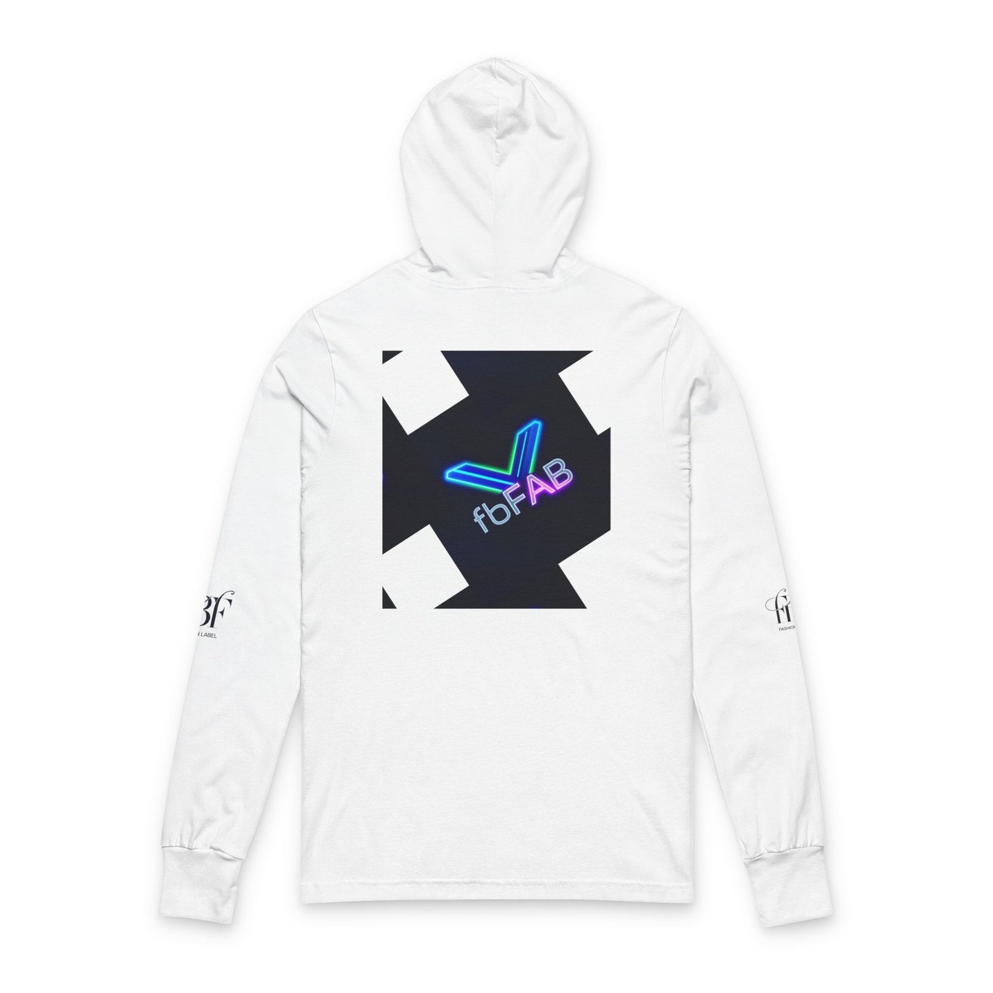 Vibrant Graphic Unisex Hooded Long Sleeve Tee - Fitness and Style Fusion