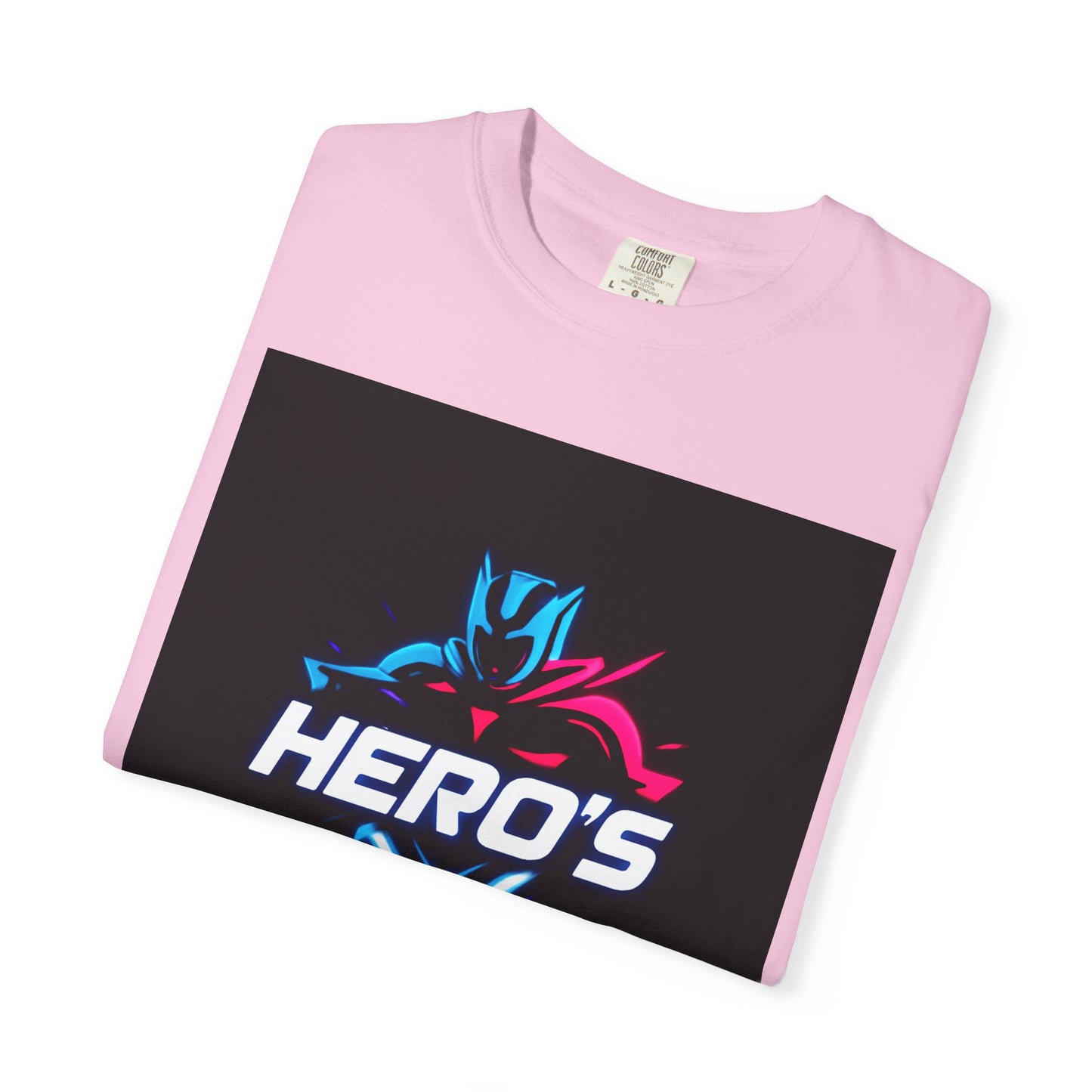 Hero's Unisex Garment-Dyed T-shirt, Casual Tee, Perfect for Gifting, Comic Fans, Hero Celebrations, Graphic Tee, Everyday Wear
