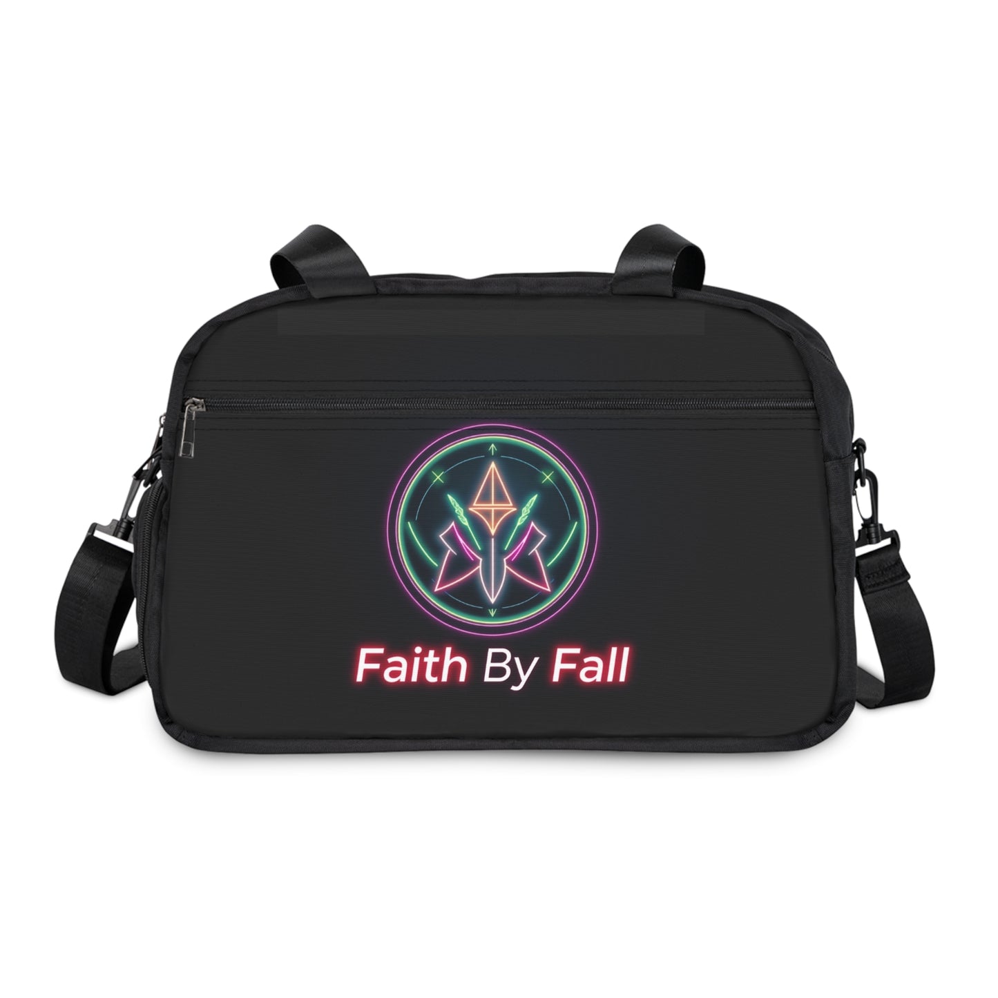 Fitness Handbag - Neon Design | Gym Tote, Workout Bag, Travel Bag, Faith By Fall, Motivational Accessories