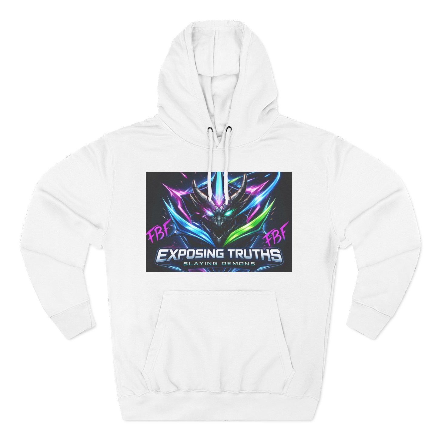 Three-Panel Fleece Hoodie
