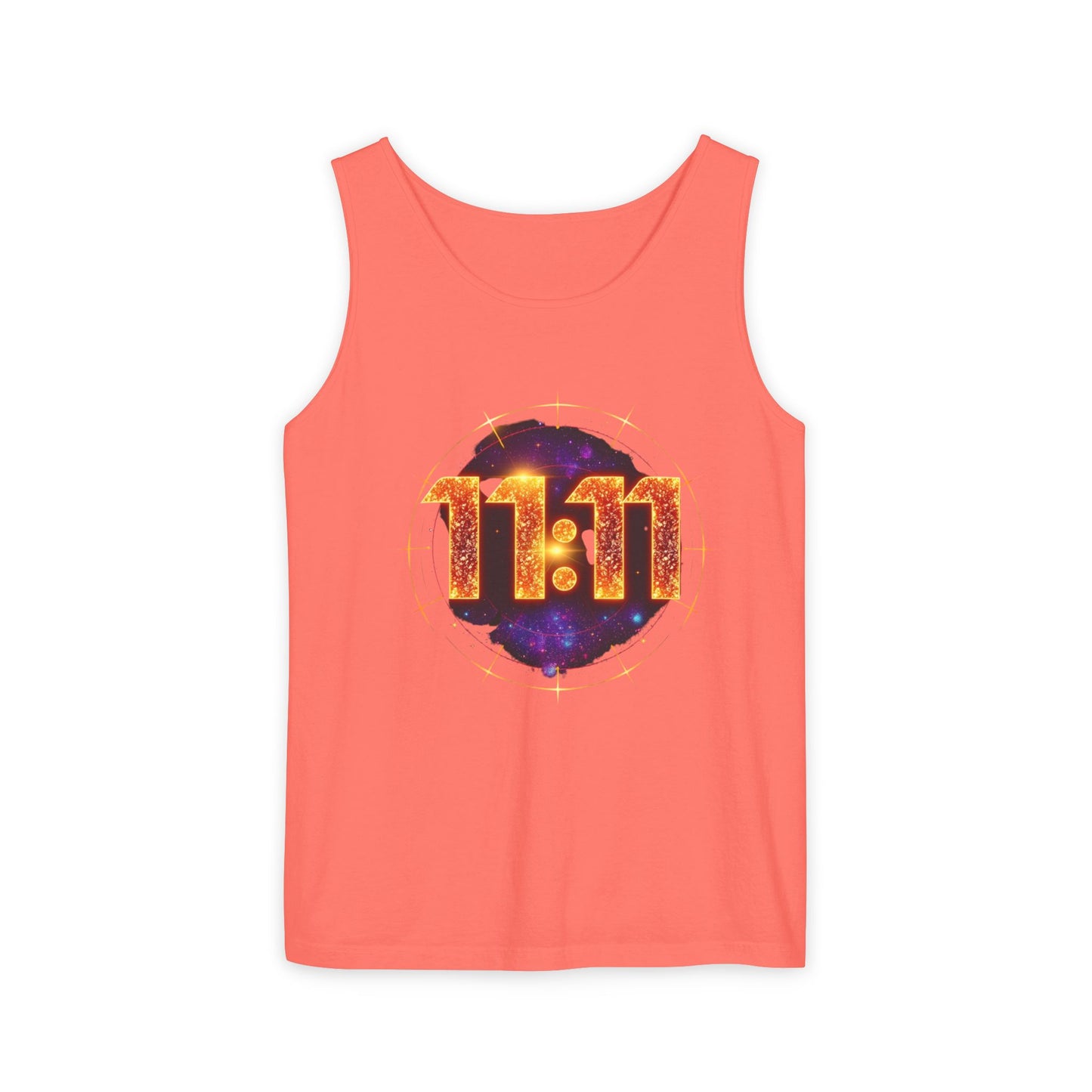 Celestial Glow Tank Top - 11:11 Design, Unisex, Festival Wear, Summer Style, Spiritual Gift, Casual Comfort