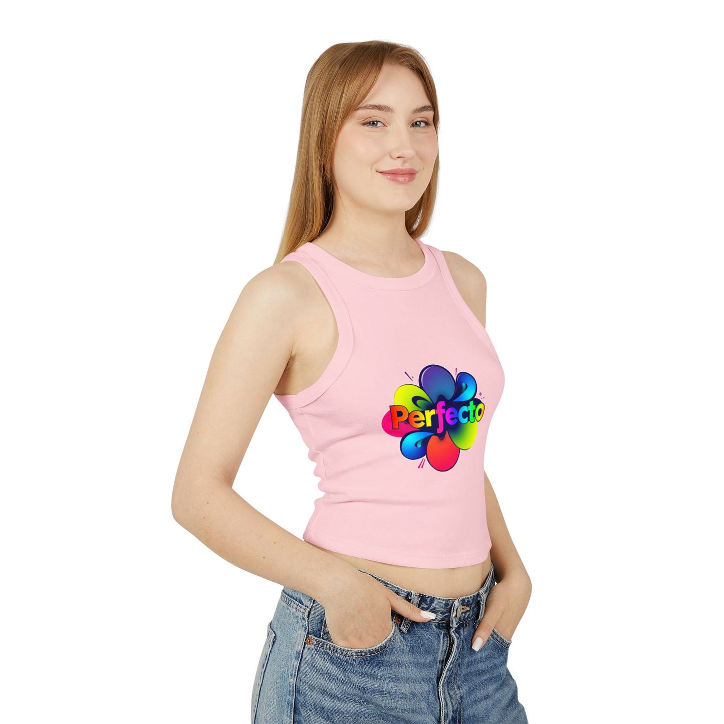 Women's Micro Rib Racer Tank Top