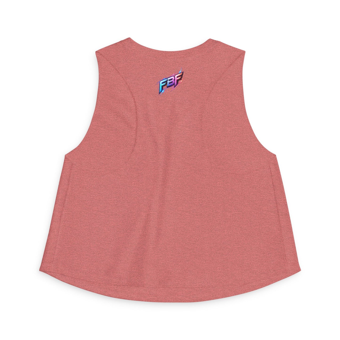 Crop Top — "Blood Sweat and Tears" Fitness Graphic Tank for Women