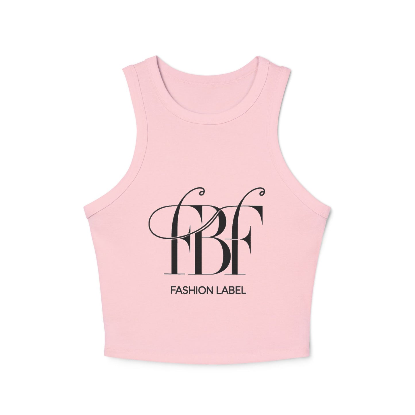 Chic Micro Rib Racer Tank Top, Summer Casual Top, Women's Fashion Tee, Workout Wear, Stylish Crop Top, Trendy Tank for Every Occasion
