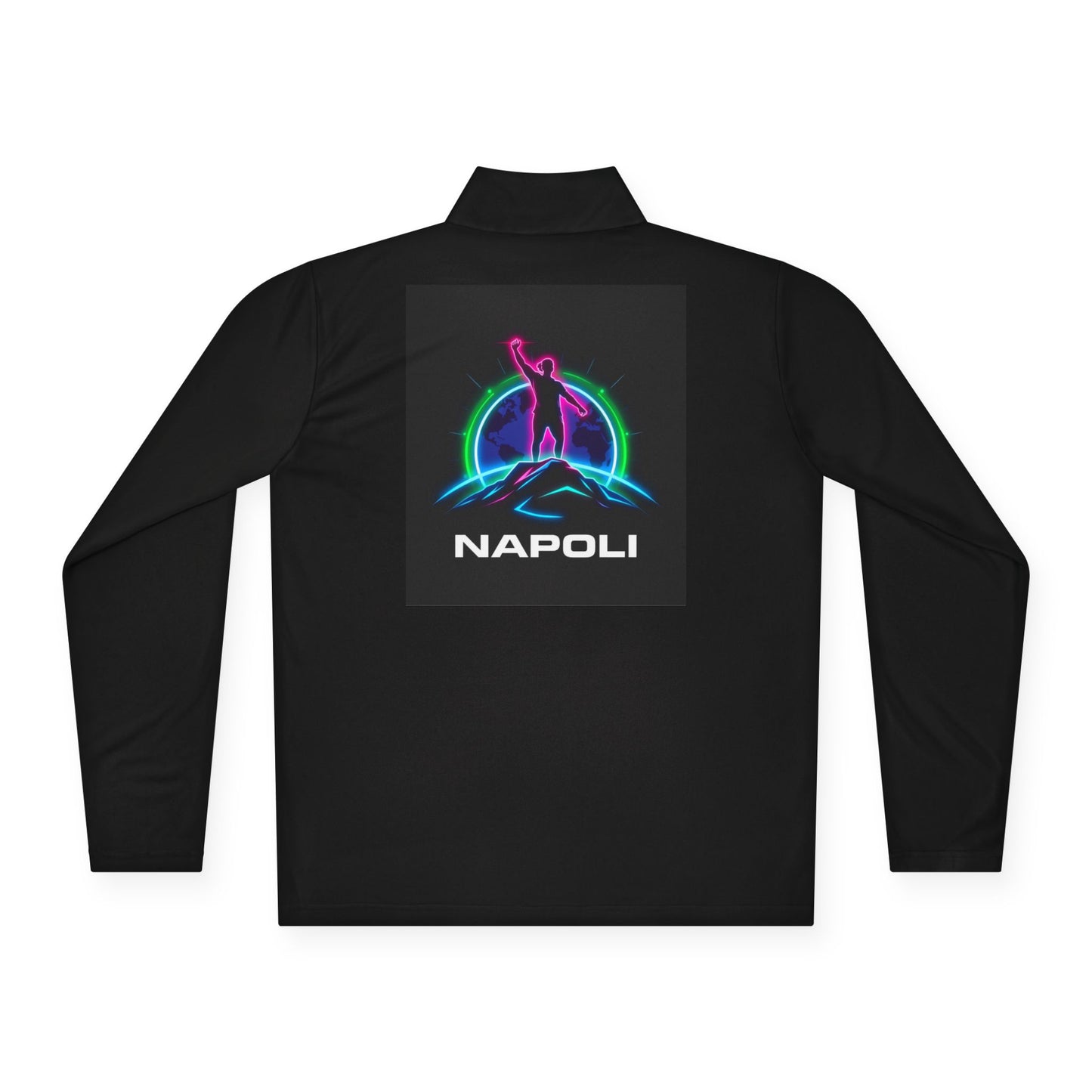 Vibrant Unisex Quarter-Zip Pullover - Perfect for Casual Outings, Outdoor Adventures, Gifts, Napoli Inspired Apparel, Stylish Activewear
