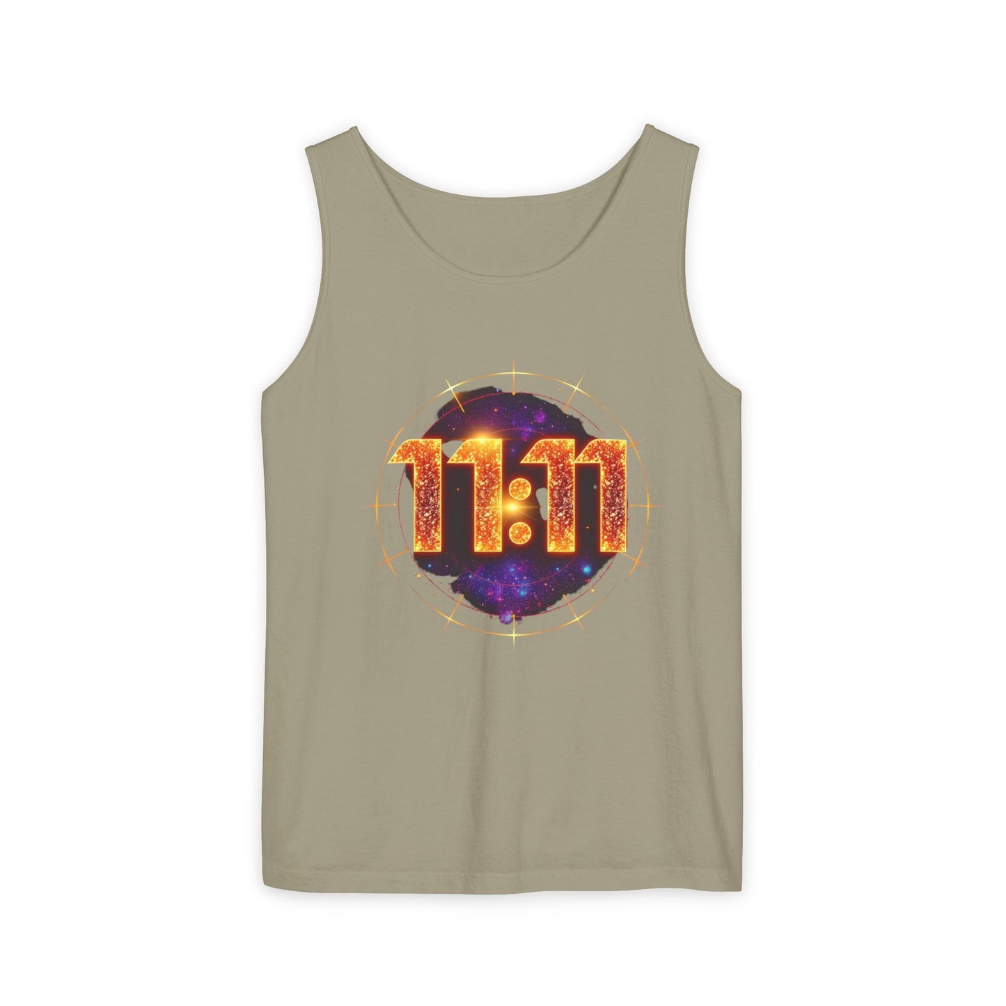 Celestial Glow Tank Top - 11:11 Design, Unisex, Festival Wear, Summer Style, Spiritual Gift, Casual Comfort