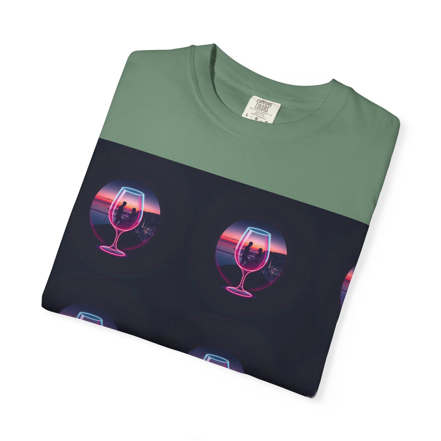 Retro Sunset Glasses T-Shirt, Unisex Garment-Dyed Tee for Casual Wear, Vintage Aesthetic Shirt, Gift for Friends, Summer Vibes Tee, [...]
