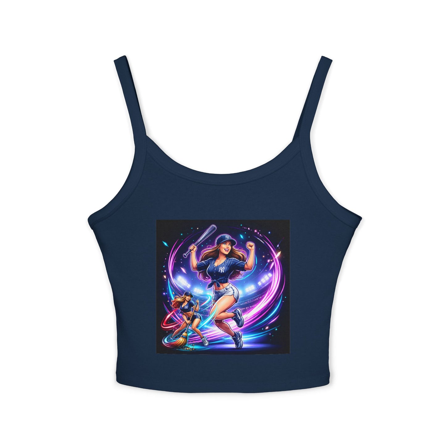Yankees sweep Women's Spaghetti Strap Tank Top
