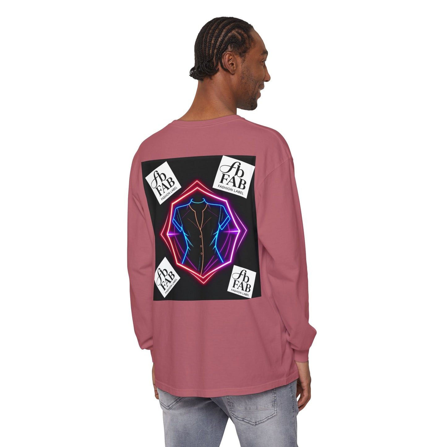 Unisex Garment-dyed Long Sleeve T-Shirt