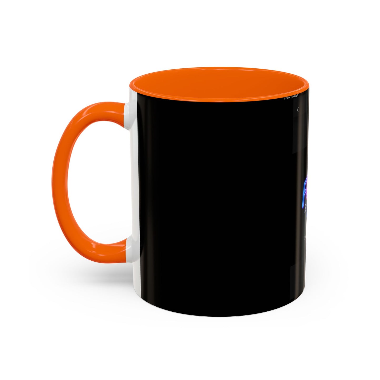 Faith by Fall Accent Coffee Mug - 11/15oz Black Ceramic Cup for Inspirational Gifts