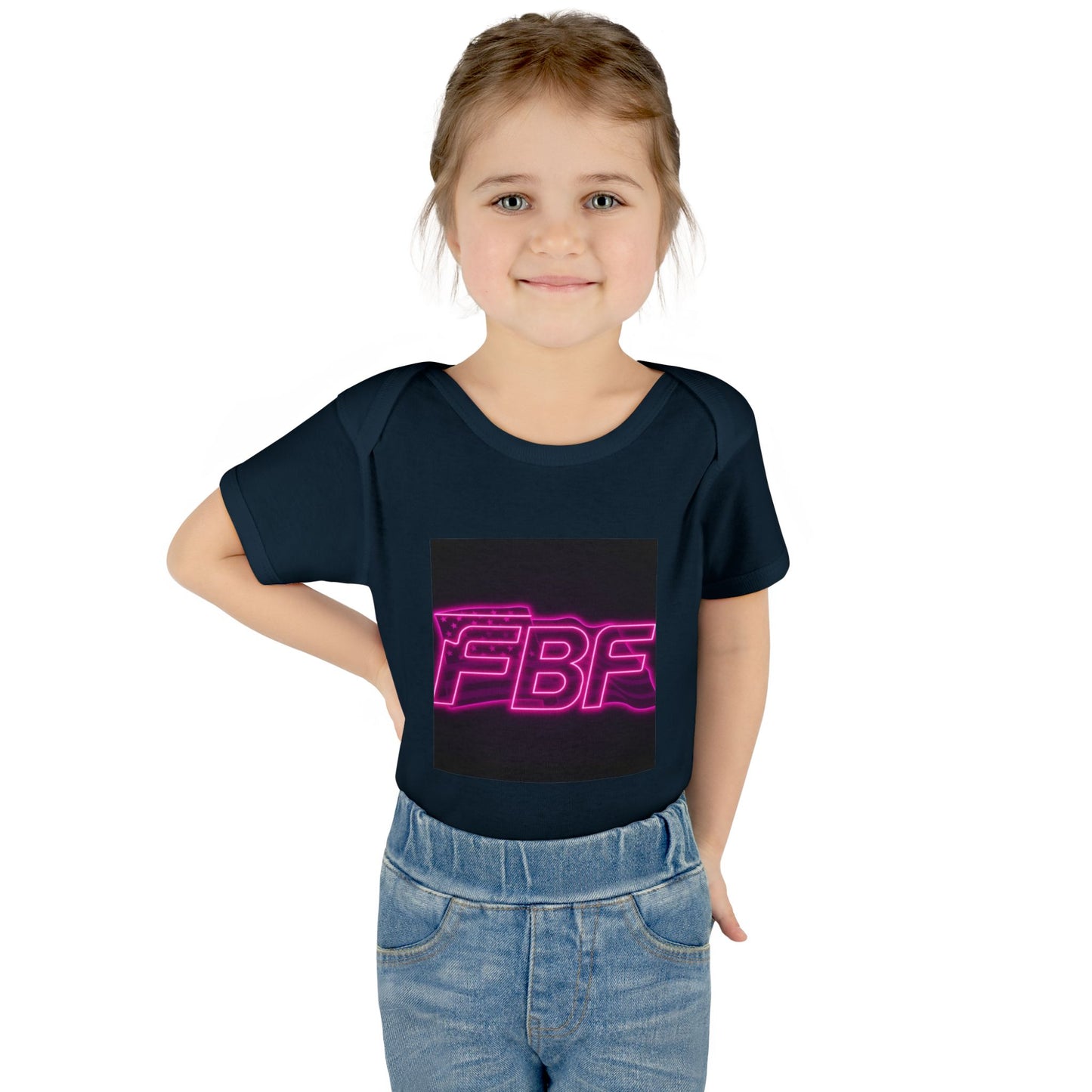 Neon Baby Bodysuit for Trendy Infants, Cool Graphic Onesie, Unique Baby Gift, Personalized Baby Outfit, Modern Infant Apparel