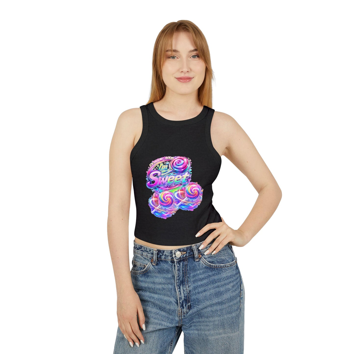 Women's Micro Rib Racer Tank Top