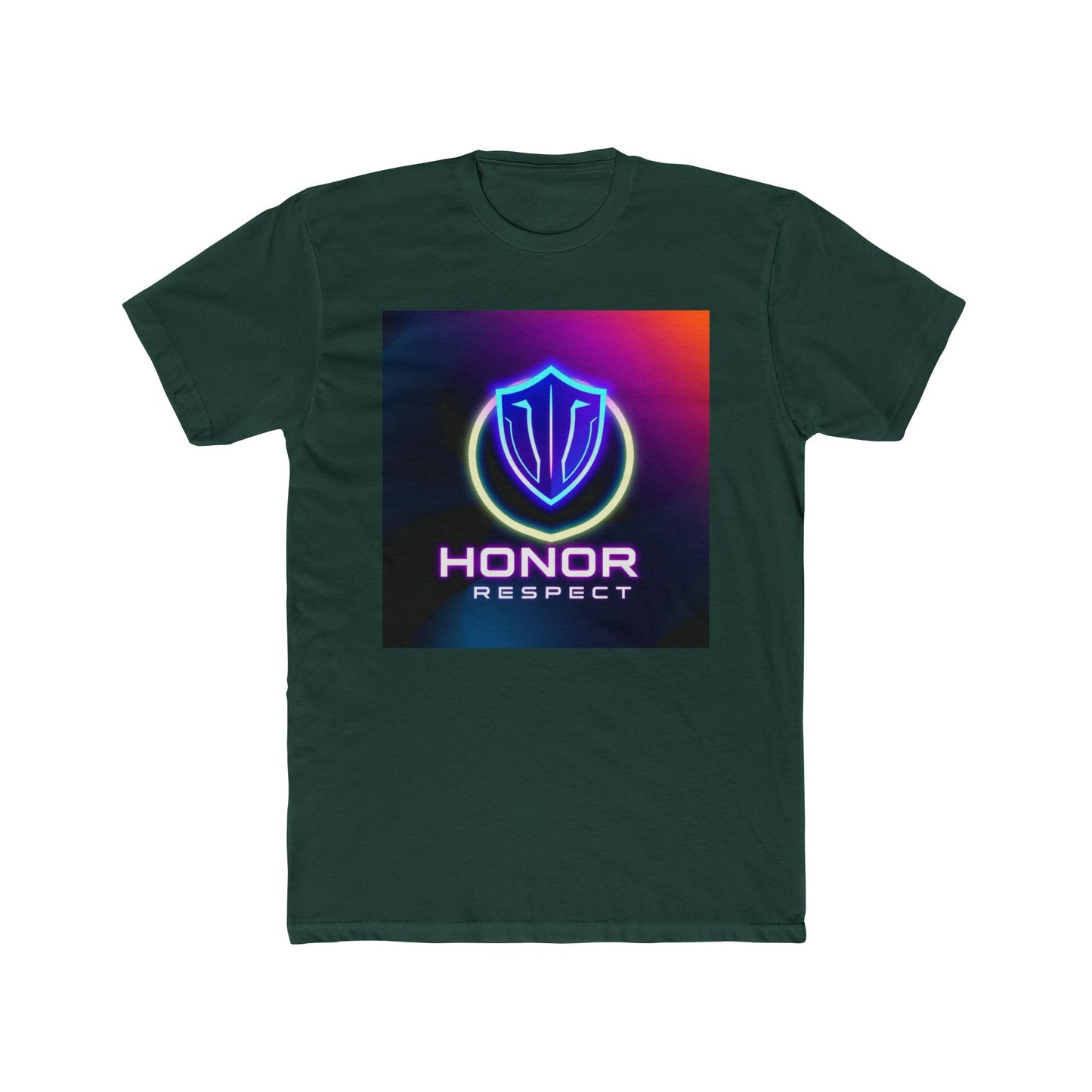 Unisex Cotton Crew Tee with Honor Respect and Role Model Design - Ideal for Gifts, Casual Wear, Appreciation Events, and Motivational Days