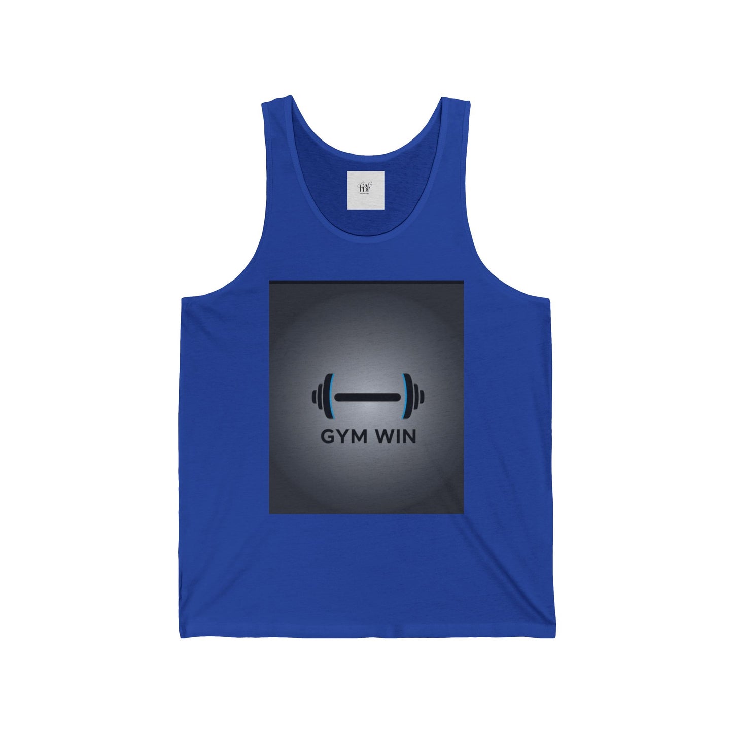 Unisex Jersey Tank - Gym Win & Faith By Fall Designs