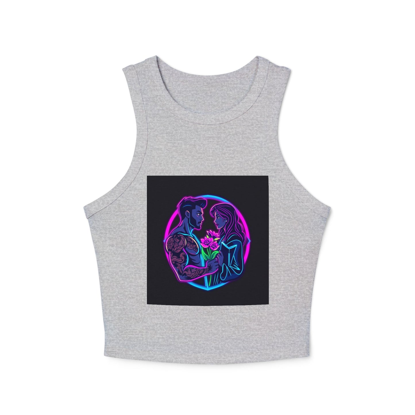 Women's Micro Rib Racer Tank Top