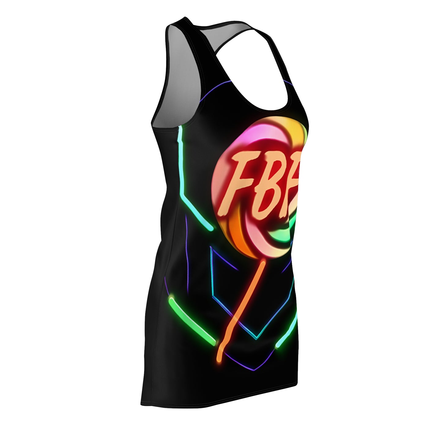 Women's Cut & Sew Racerback Dress (AOP)
