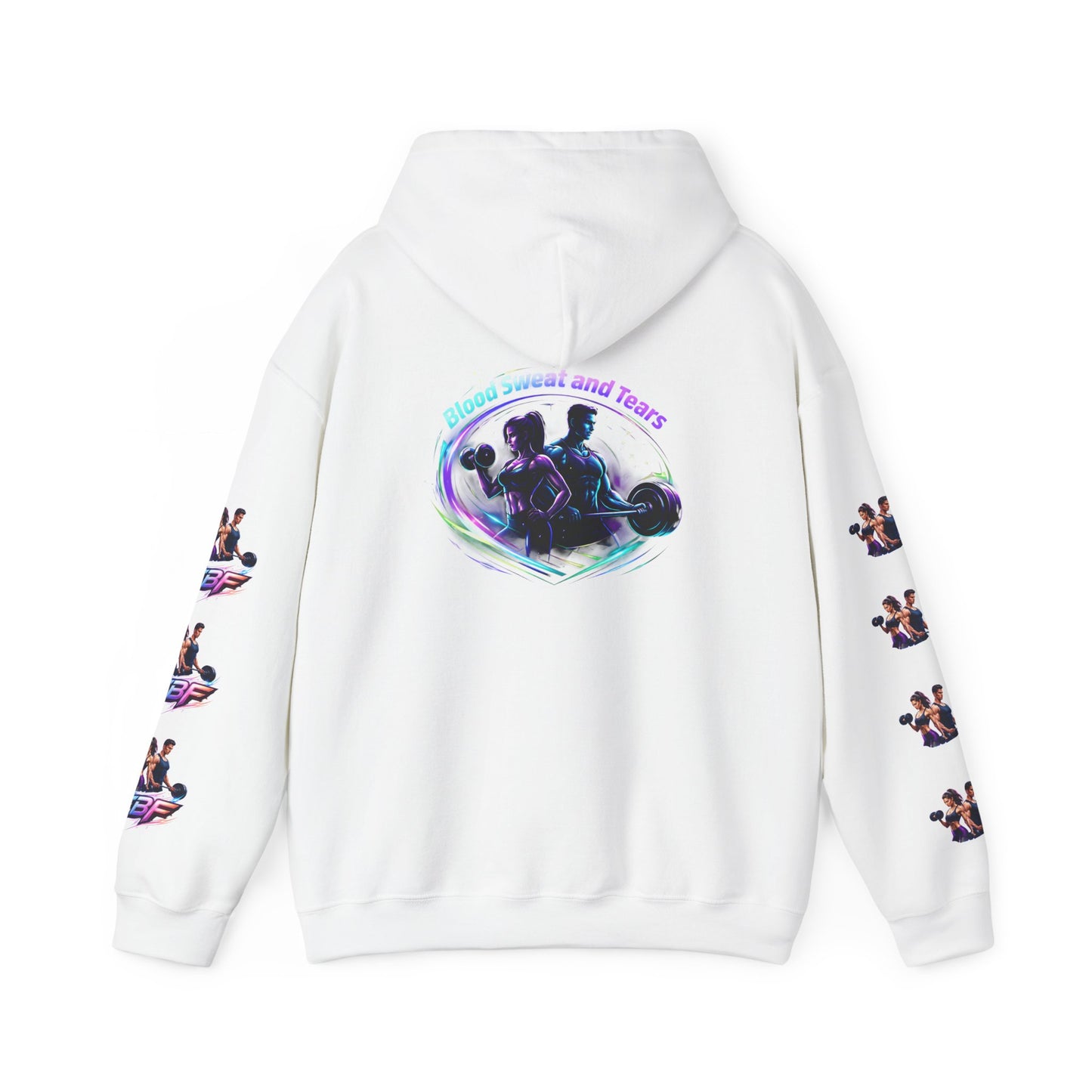 Weightlifting Hoodie — "Blood, Sweat and Tears" Fitness Pullover