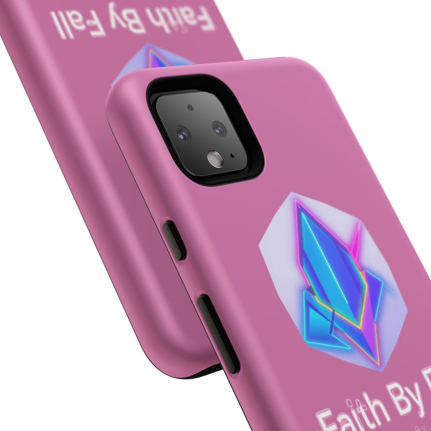 Vibrant Phone Case with Motivational Design - Faith By Fall, Colorful Phone Cover, Customizable Mobile Accessory, Unique Gift Idea, [...]