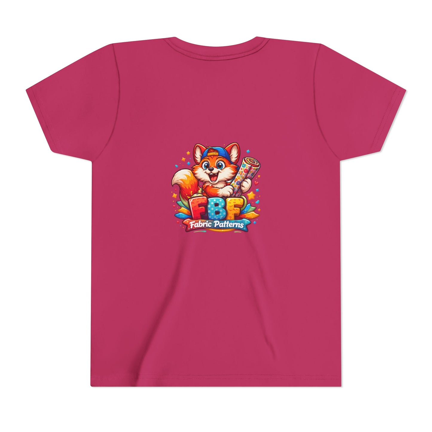 Youth Tee — Colorful Cartoon Fox 'FBF' Logo Kids Shirt