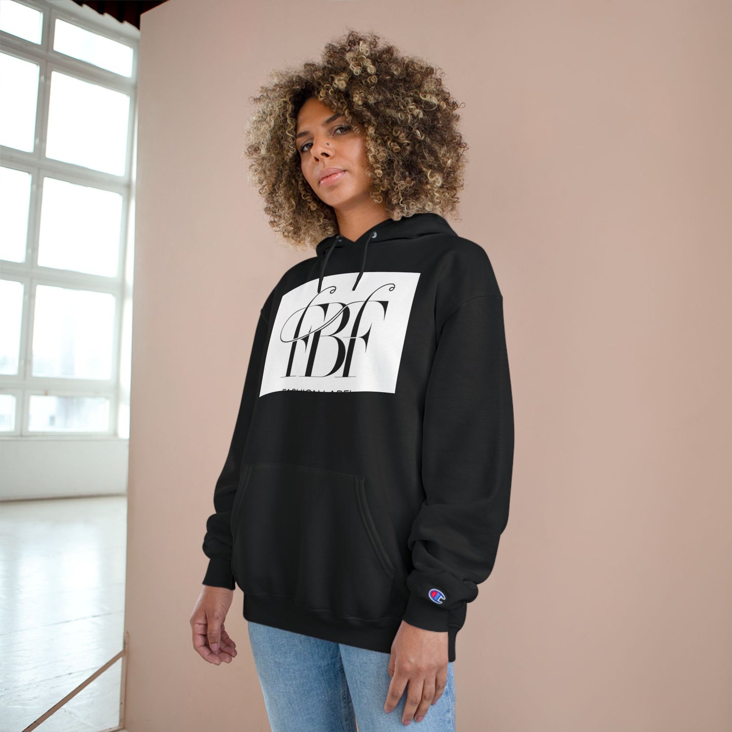 FBF Neon Champion Hoodie | Casual Streetwear for All Occasions