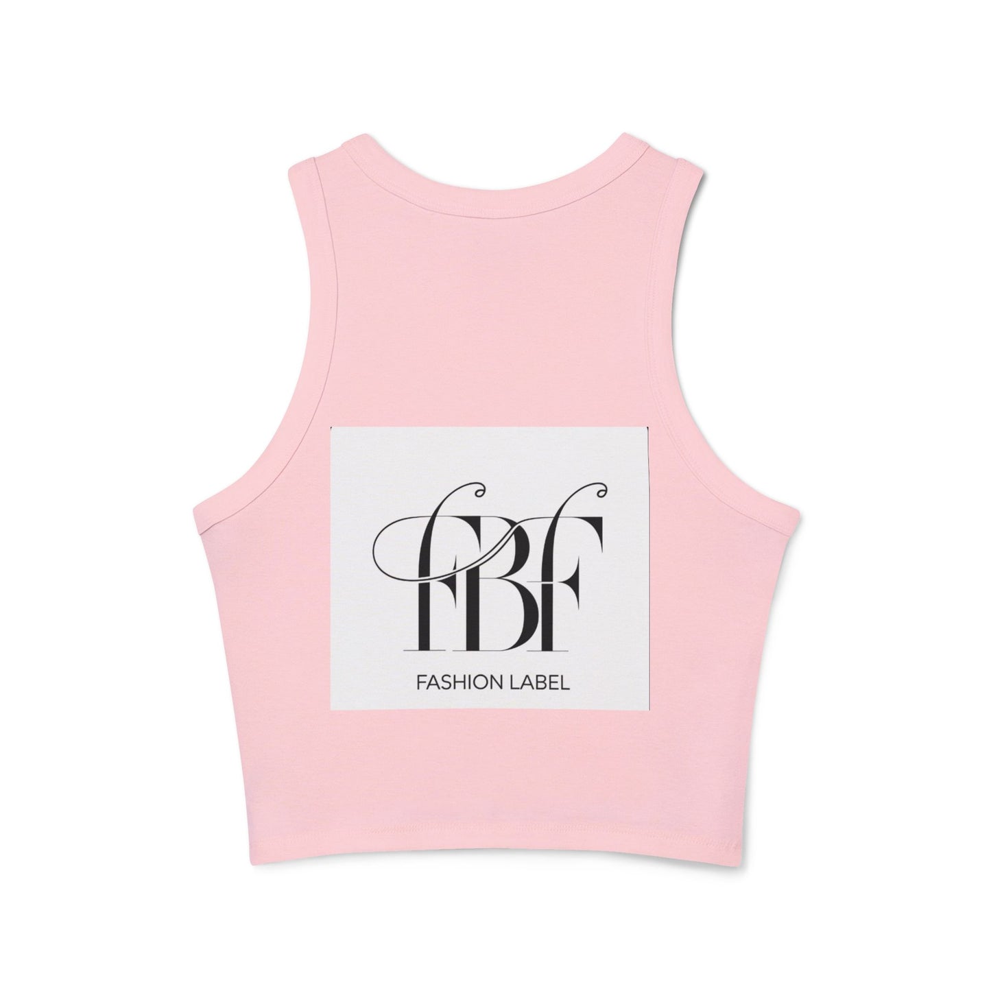 Trendy Women's Racer Tank Top with Neon Design, Summer Casual Top, Fashion Statement Shirt, Gift for Fashion Lovers, Stylish Workout Apparel