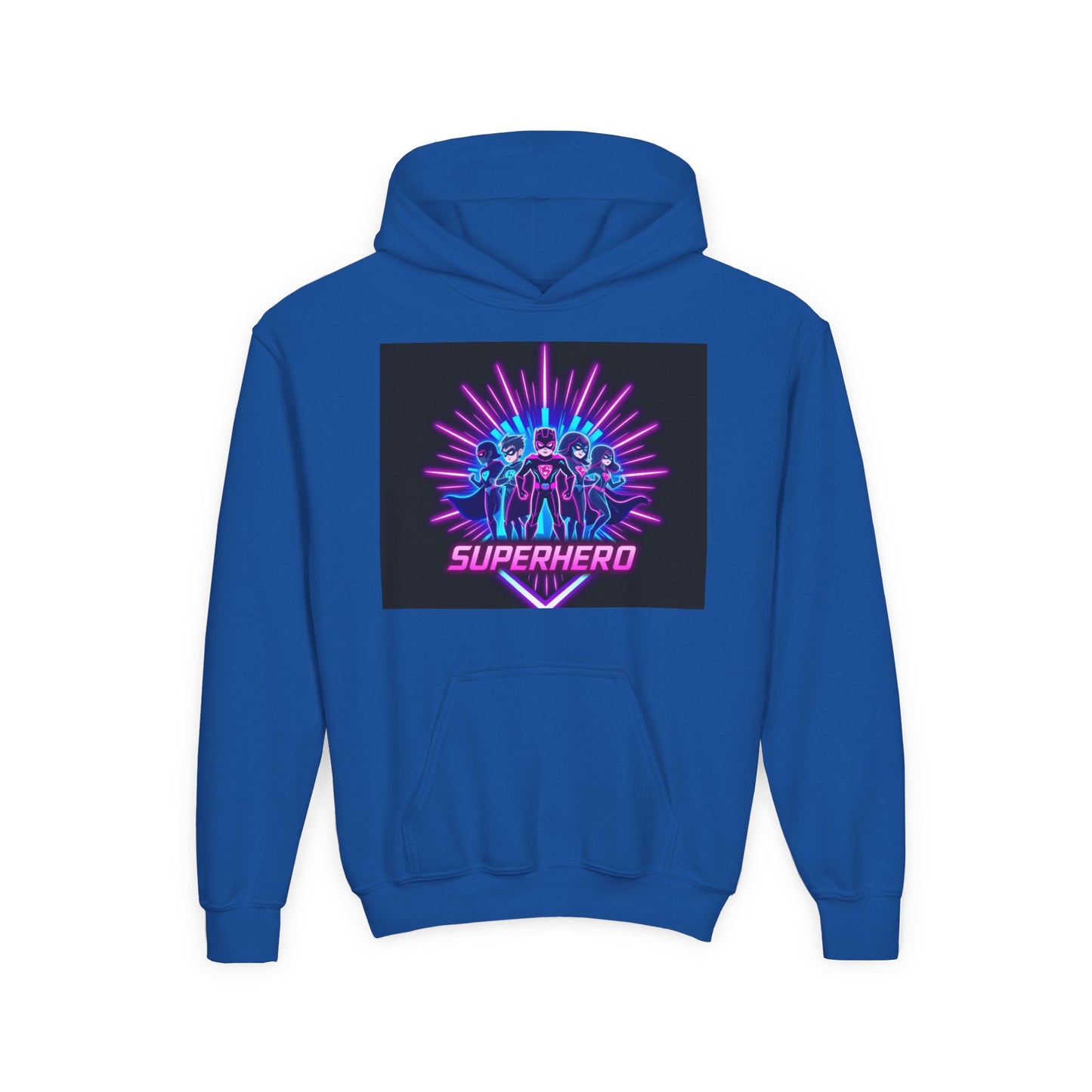 Youth Superhero Sweatshirt for Kids, Fun Hoodie for Playdates, Gift for Birthdays, Cool Sweatshirt for Young Heroes, Perfect for Casual Wear
