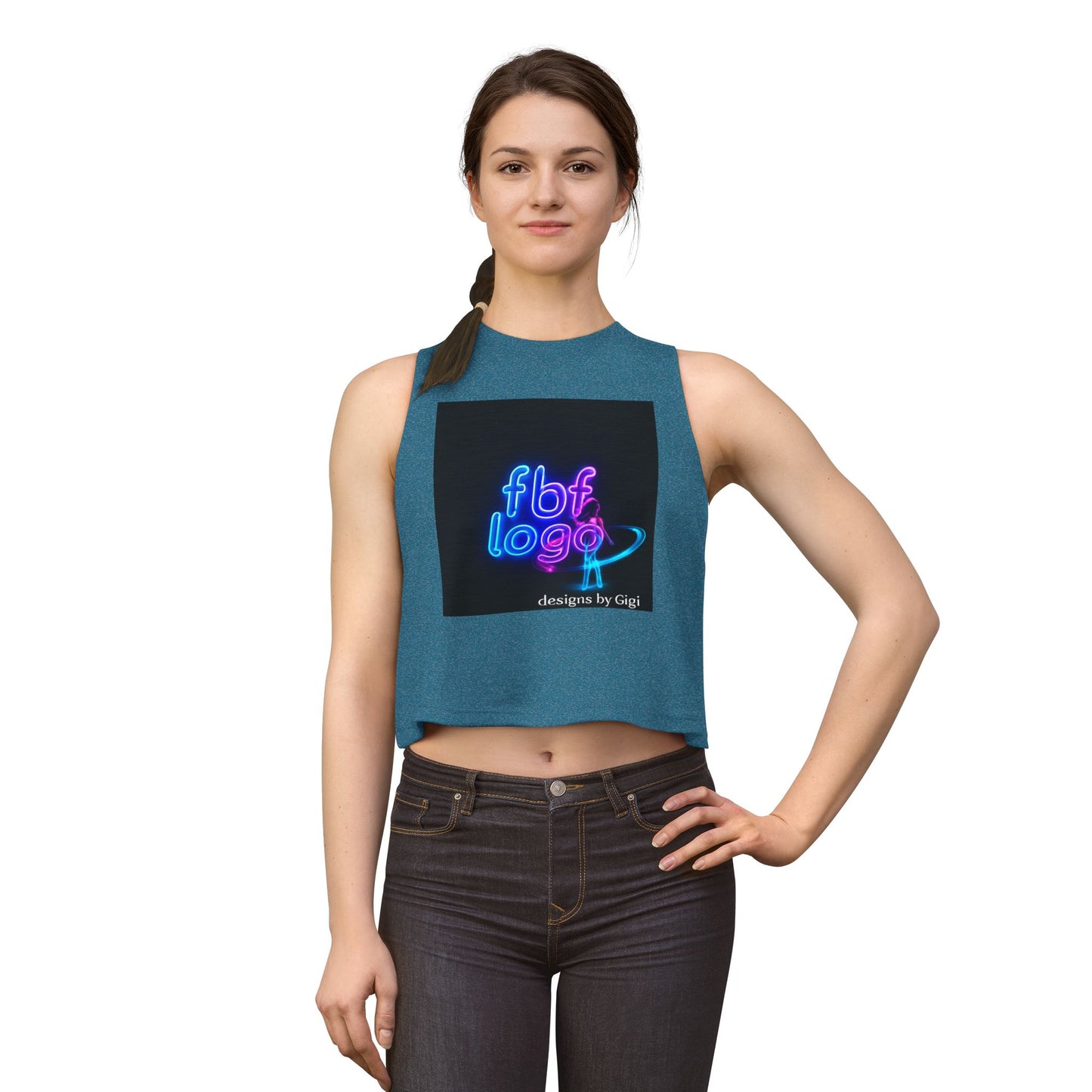 Fbf logo designs by Gigi Women's Crop Top