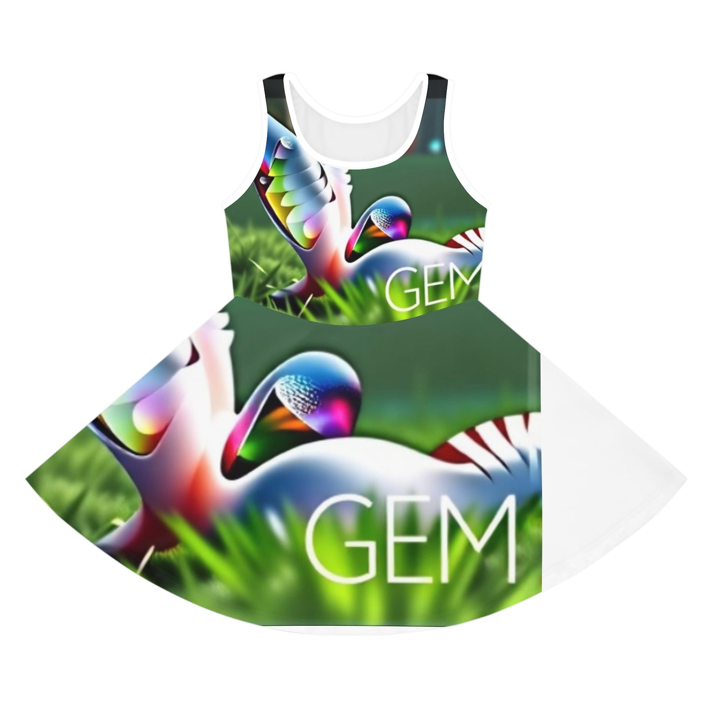 Girls' Sleeveless Sundress (AOP)