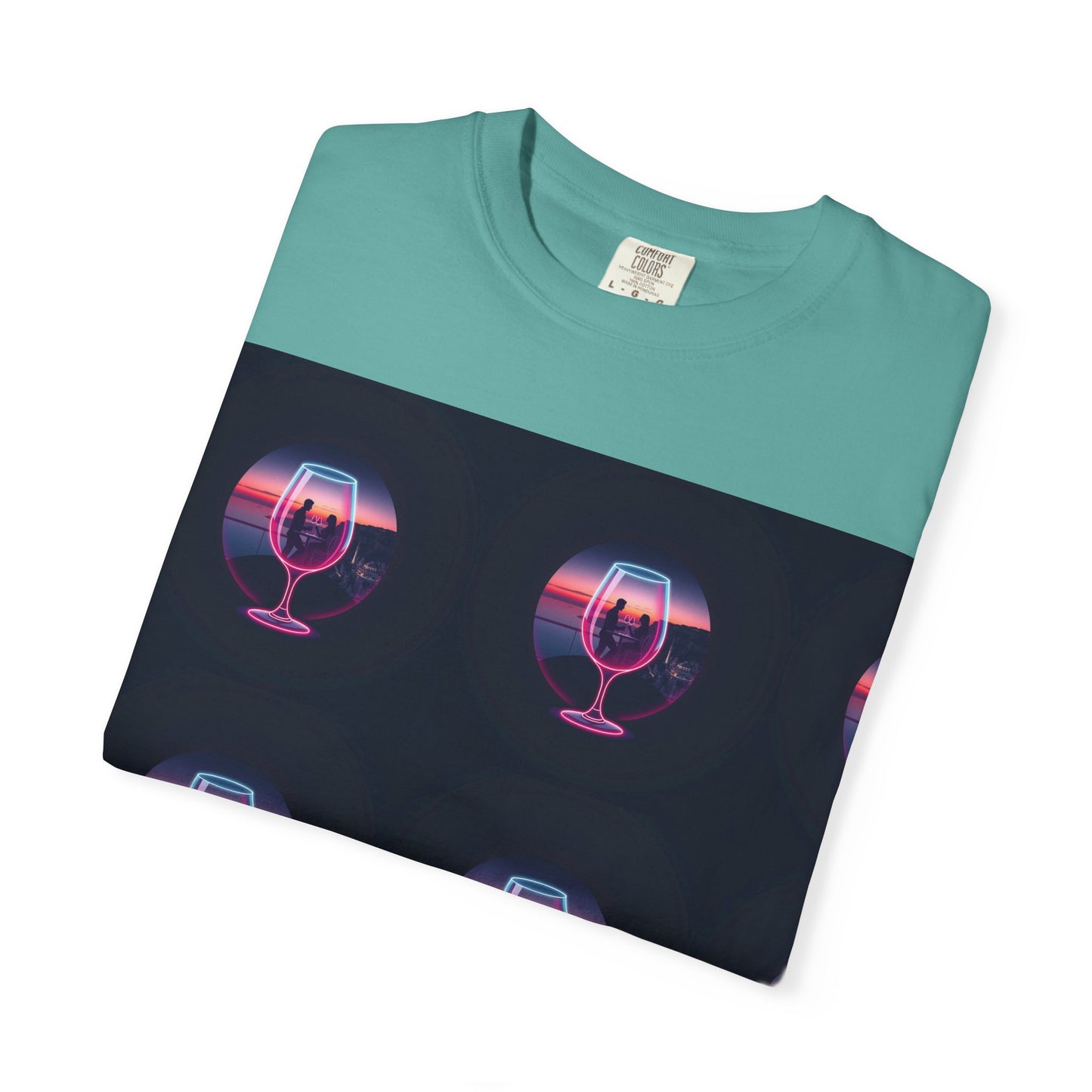 Retro Sunset Glasses T-Shirt, Unisex Garment-Dyed Tee for Casual Wear, Vintage Aesthetic Shirt, Gift for Friends, Summer Vibes Tee, [...]