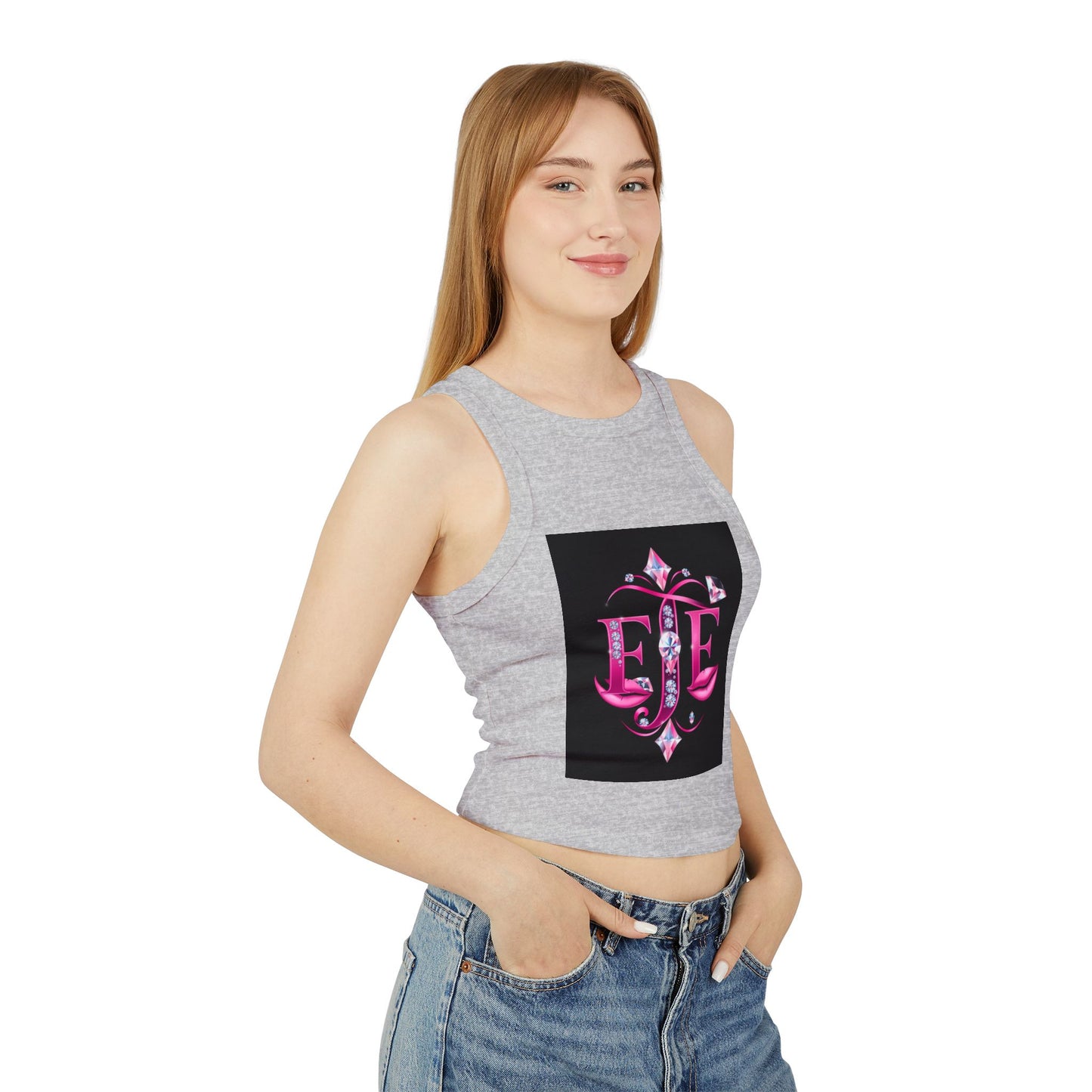 Women's Micro Rib Racer Tank Top