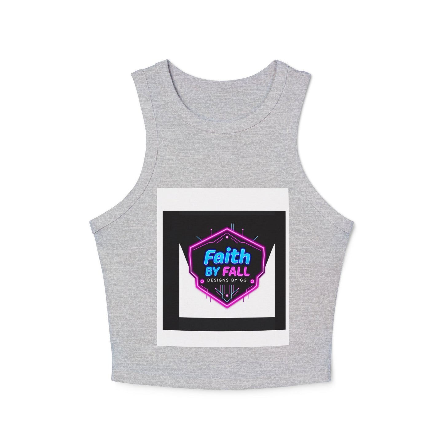 Faith by Fall Women's Crop Tank, Stylish Summer Top, Festival Wear, Workout Gear, Fashionable Gift for Her