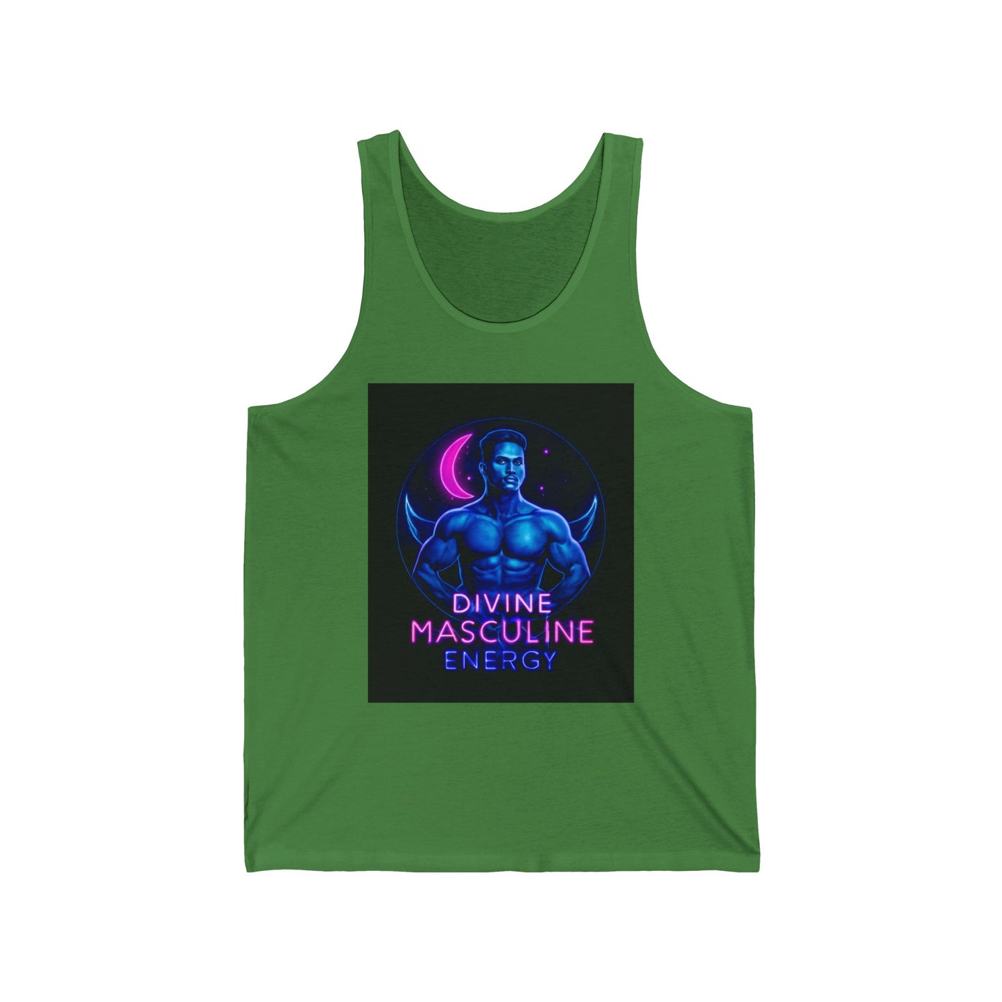 Divine Masculine Energy Tank Top | Unisex Jersey Apparel | Fitness Wear, Gift for Him, Casual Summer Attire, Spiritual Clothing, [...]