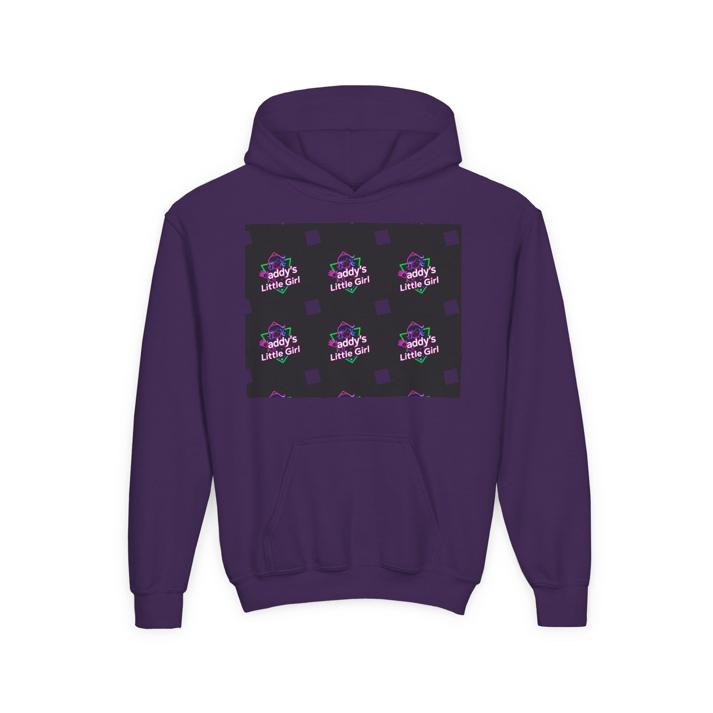 Daddy's Little Girl Hoodie, Cozy Youth Sweatshirt, Cute Gift for Dads, Kids Sweatshirt, Family Celebration Apparel