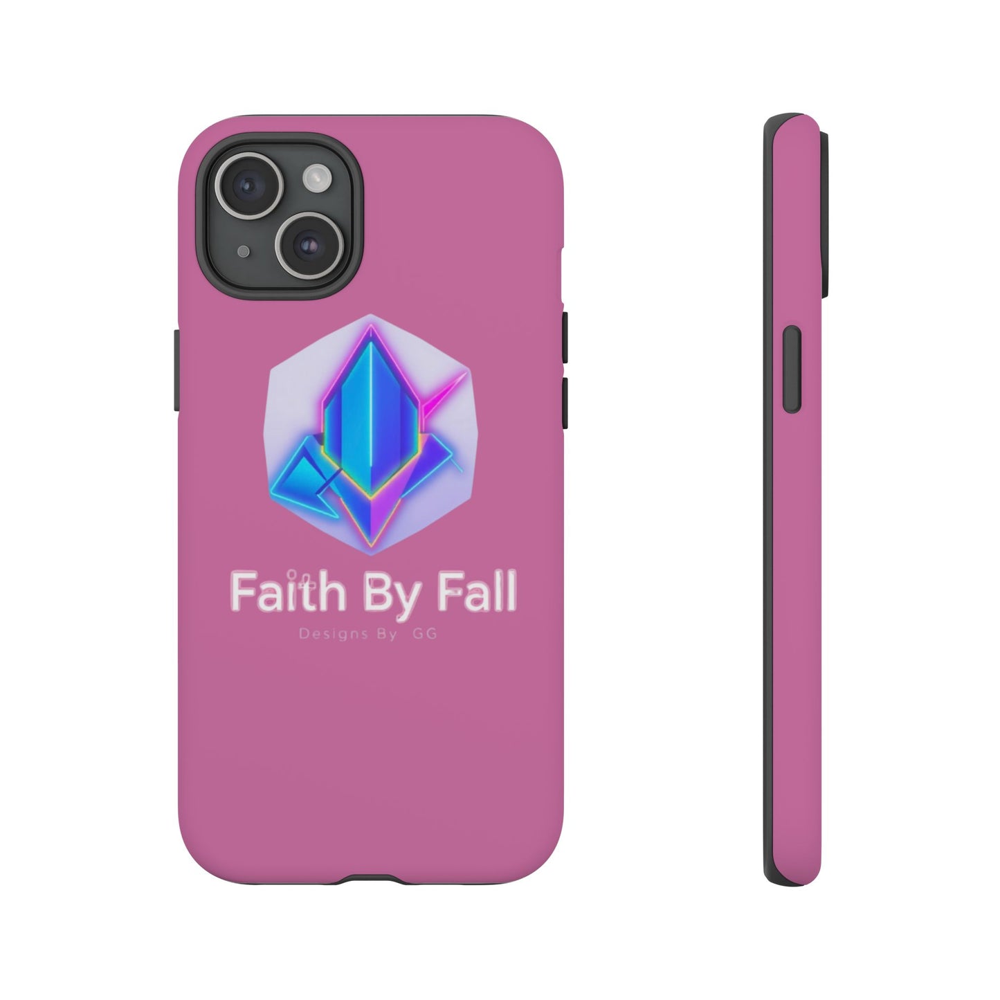Vibrant Phone Case with Motivational Design - Faith By Fall, Colorful Phone Cover, Customizable Mobile Accessory, Unique Gift Idea, [...]