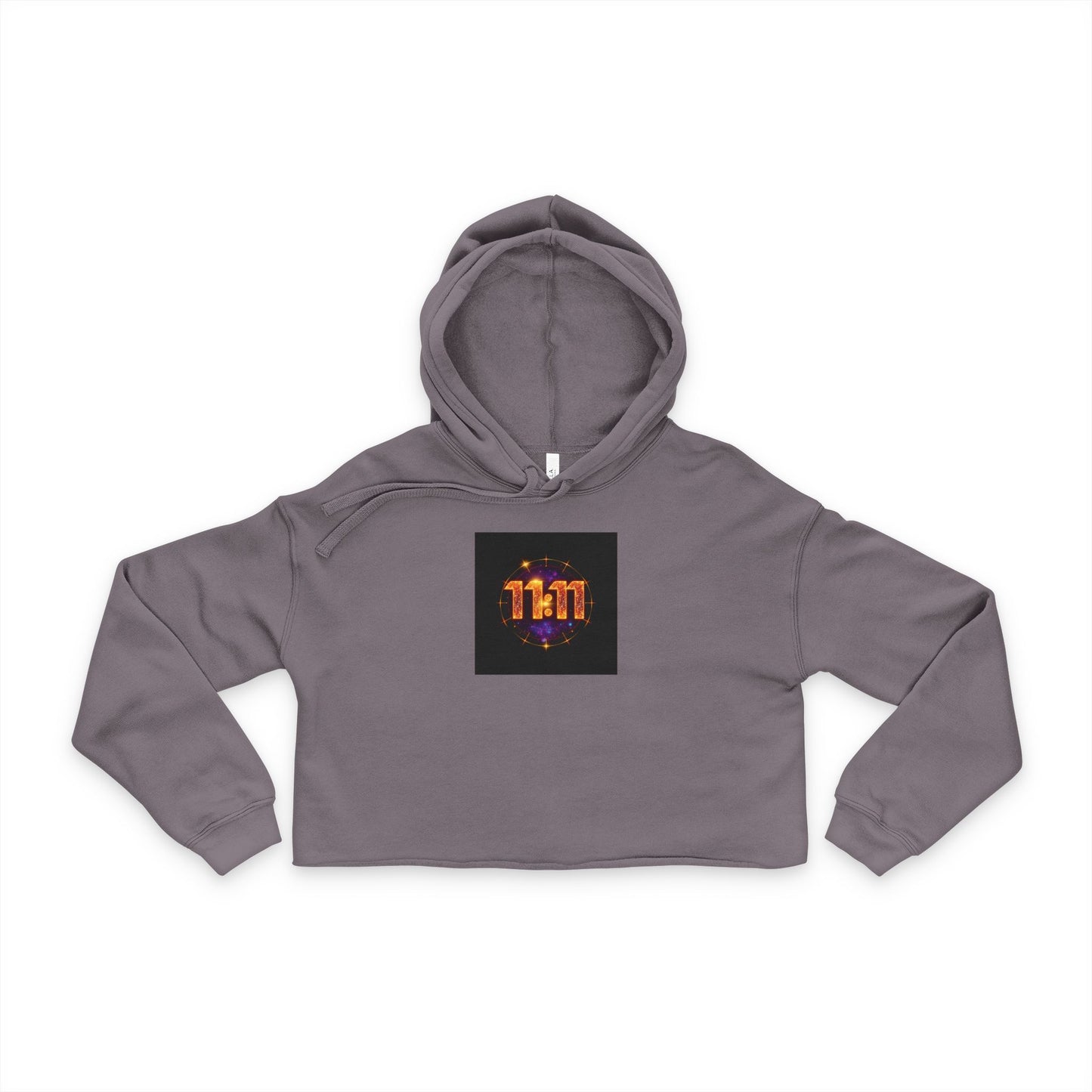 Divine Timing Women's Cropped Hoodie | Spiritual Gift, Trendy Activewear, Cozy Layer, Meditation Apparel, New Age Style