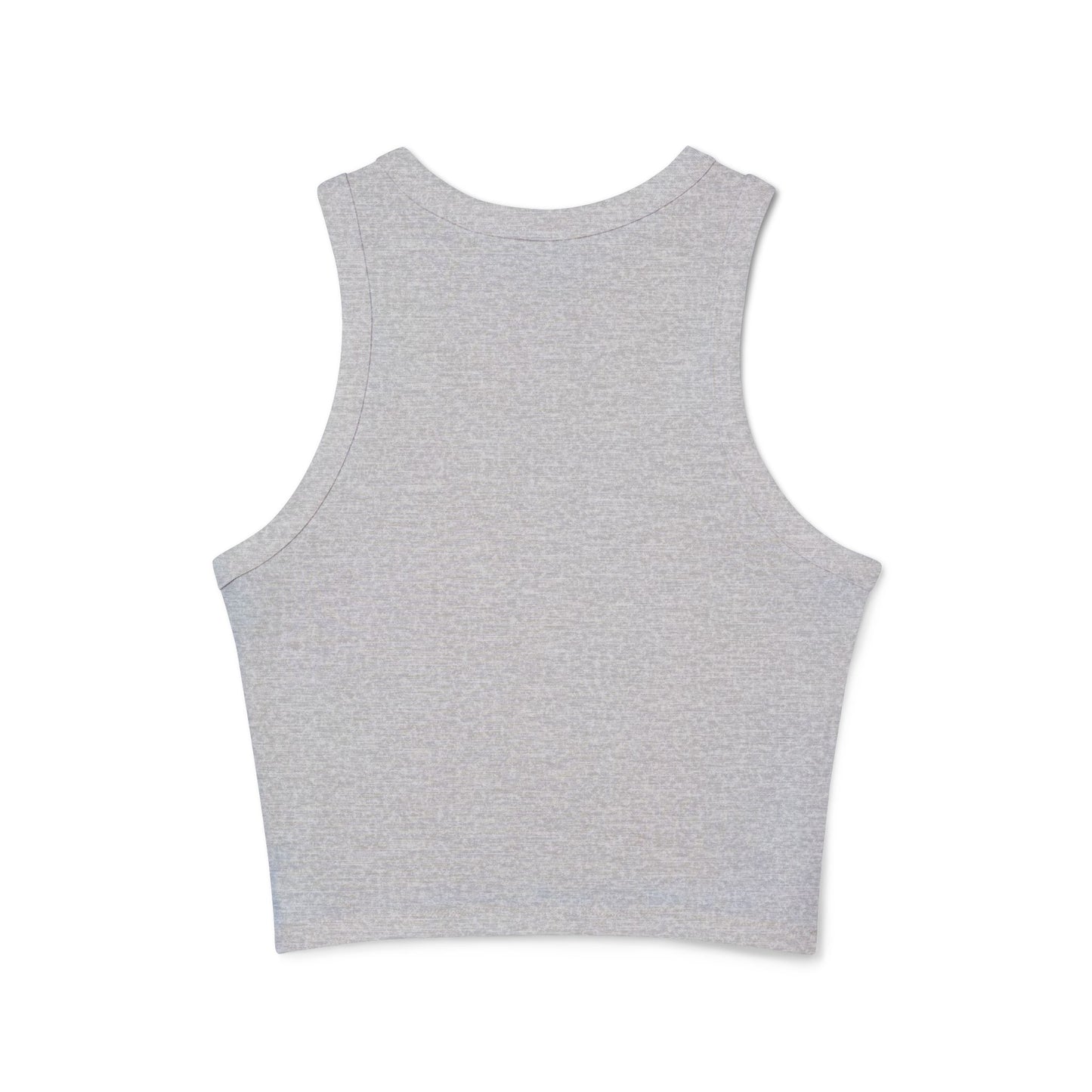 Inspirational Women's Micro Rib Racer Tank Top, Trendy Crop Top, Summer Style, Motivational Apparel, Gift for Her, Workout Gear
