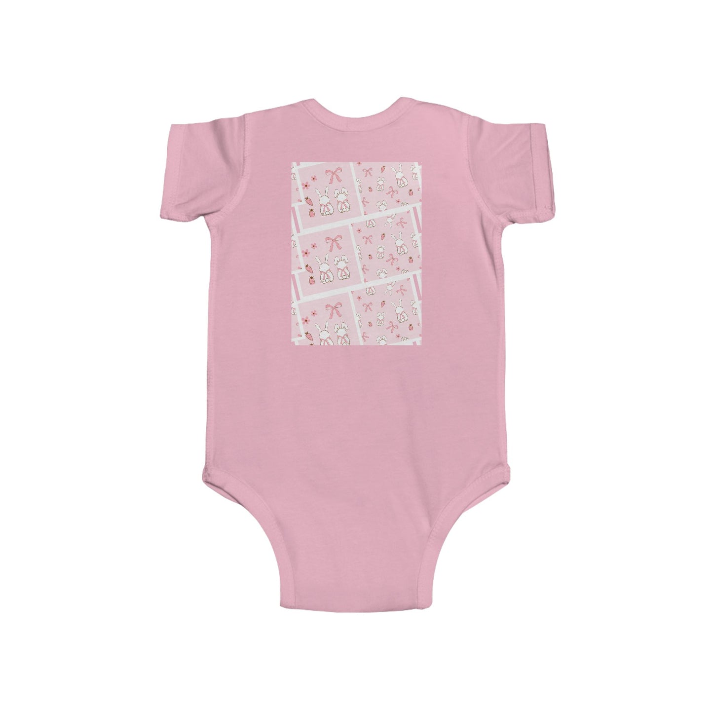 Pink bunnies Infant Fine Jersey Bodysuit