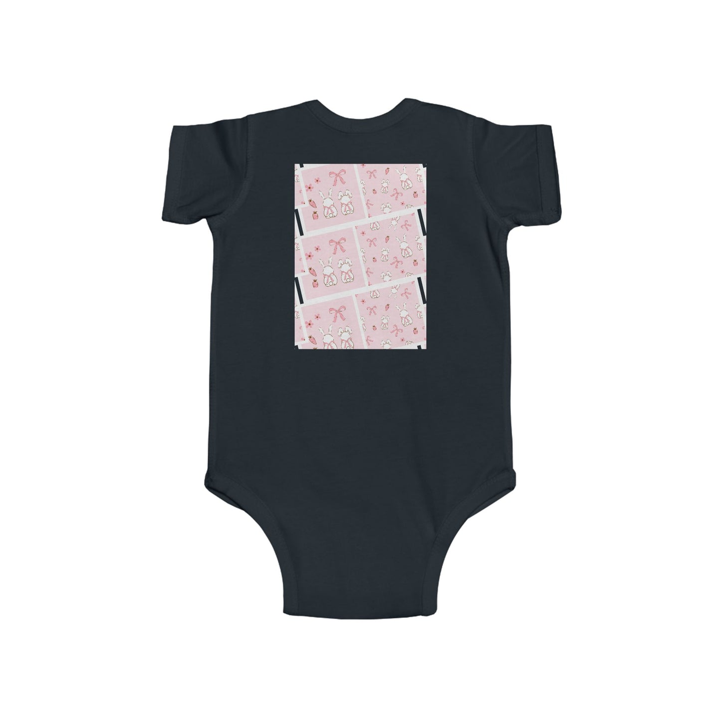 Pink bunnies Infant Fine Jersey Bodysuit