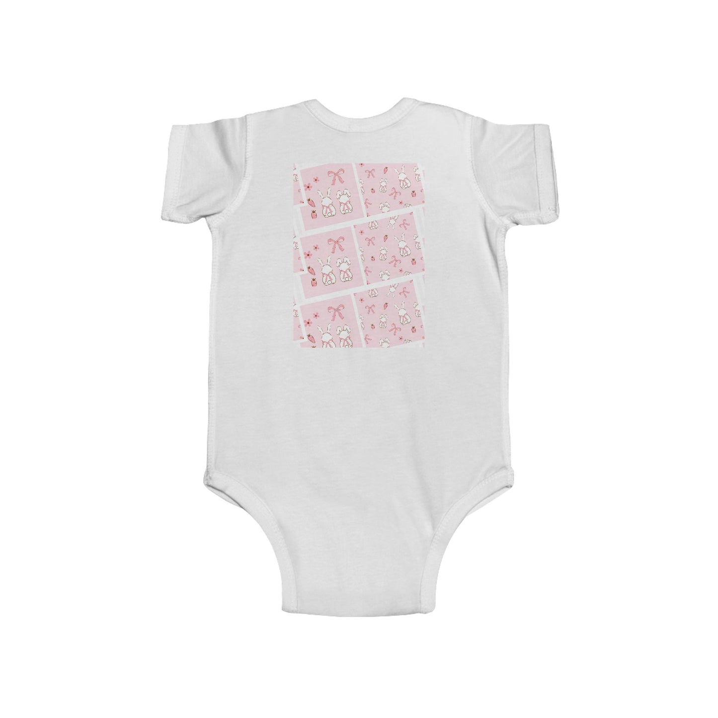 Pink bunnies Infant Fine Jersey Bodysuit